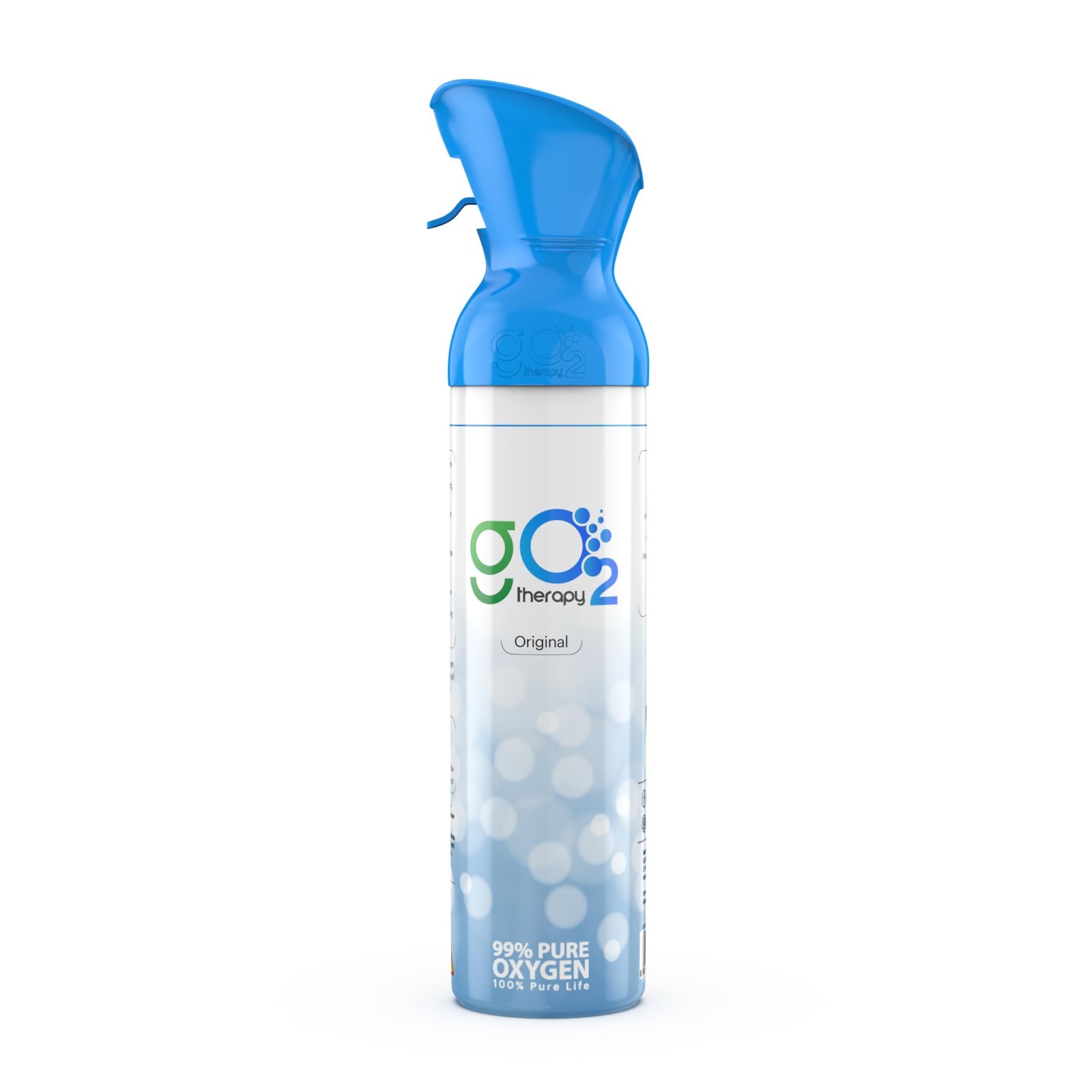 gO2Therapy - Up to 450 Inhalations,  12L | Portable Oxygen Canister with Mask