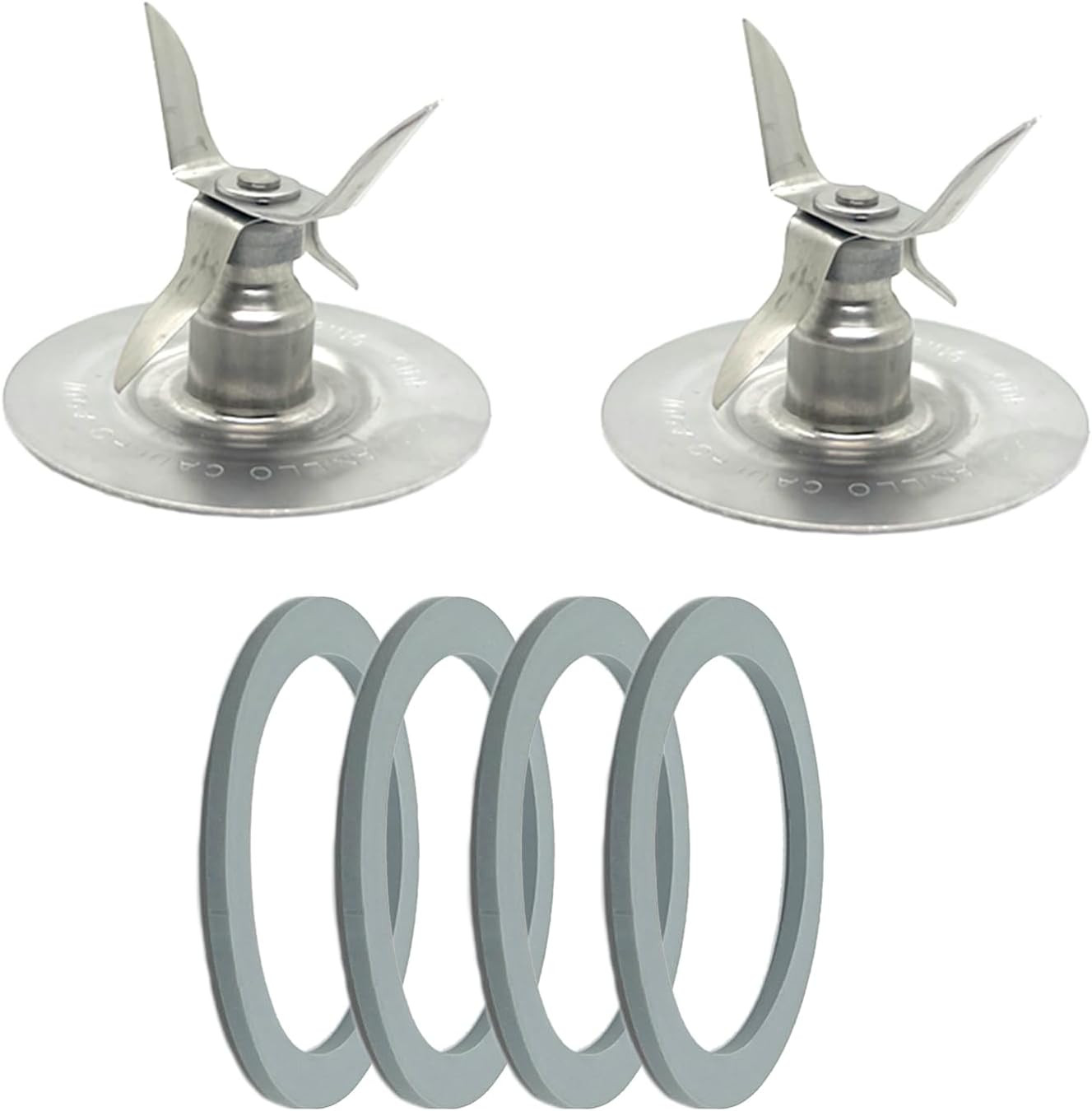 2 Pack of Blender Replacement Parts Blender Ice Crusher Blade with 4 Rubber O Ri
