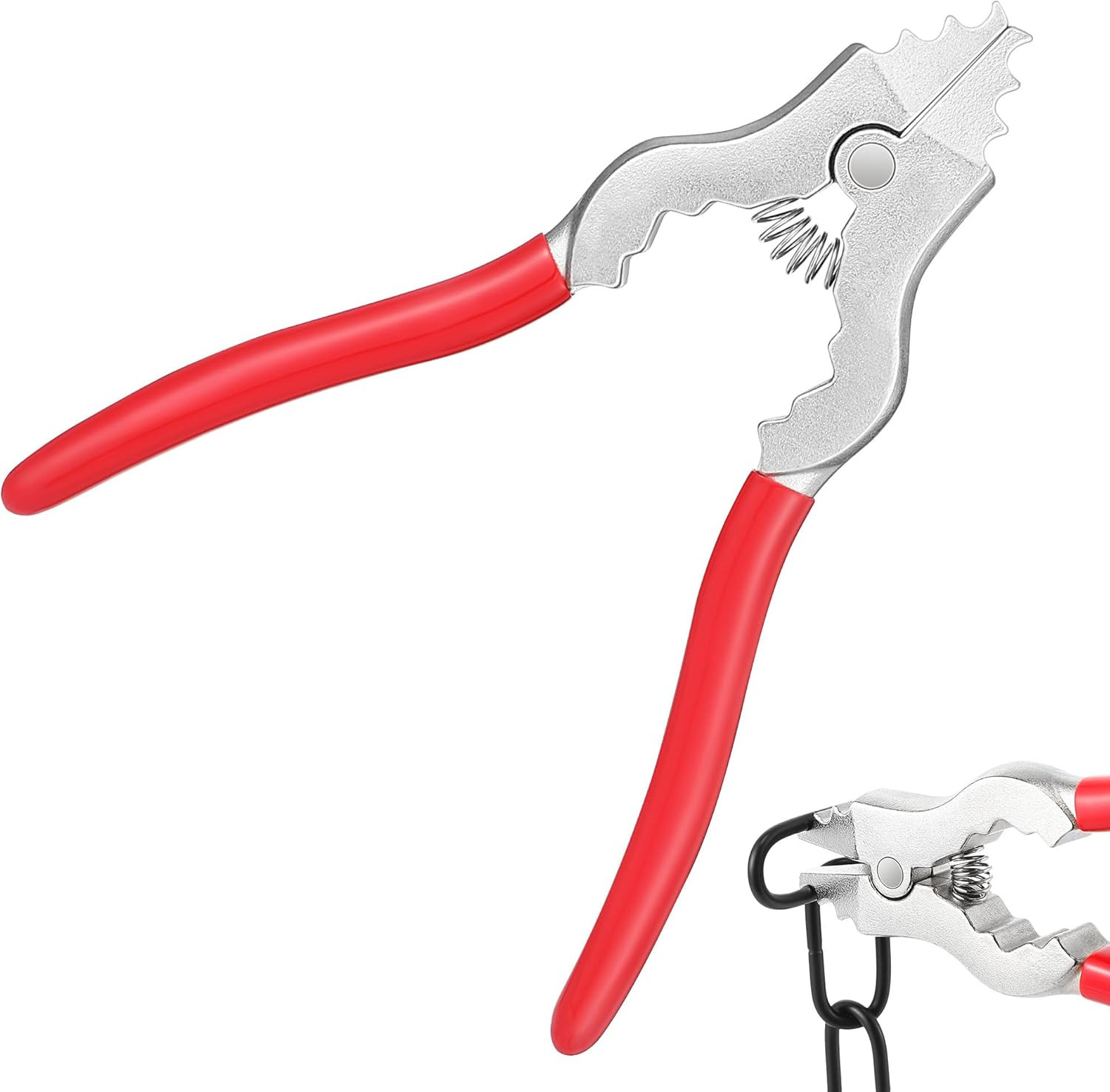 Chain Pliers 7" Fixture Link Malleable Iron Pincers Opener Closer Remover Light
