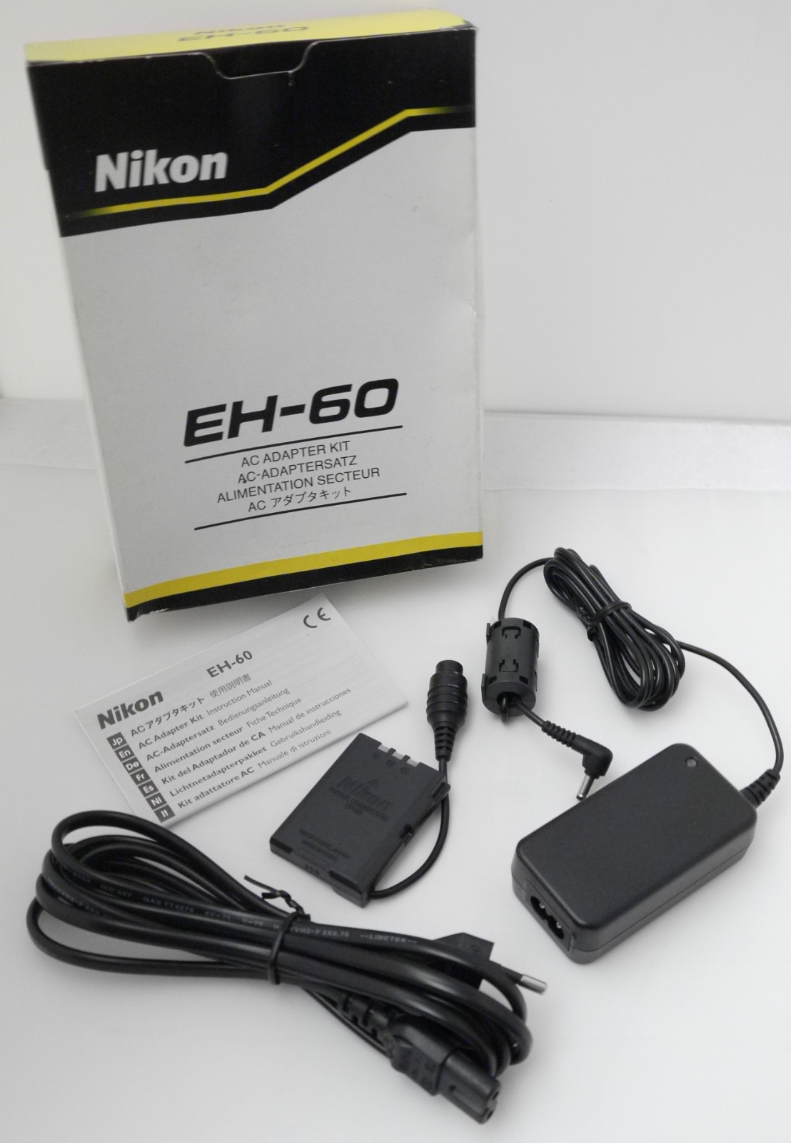 PRL) NIKON EH-60 AC ADAPTER NETZTEIL ADAPTATEUR SECTEUR ADATTATORE ALIMENTATORE