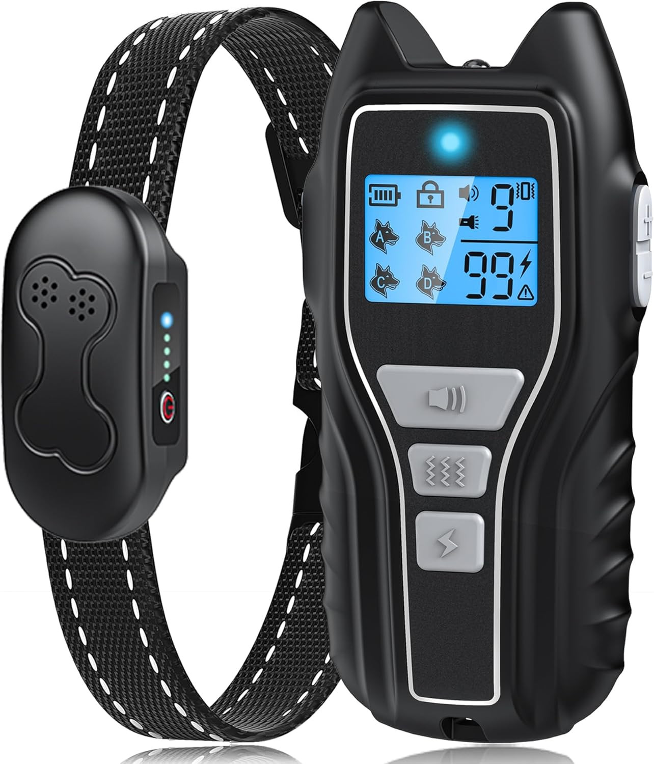 Collar De Choque Electrico Entrenamiento Para Perros Con Control Remoto......