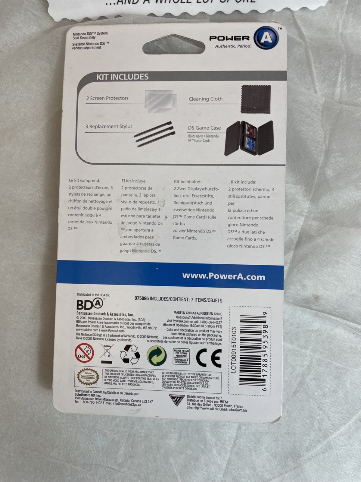Nintendo DS - Clean & Protect Kit, Red, For Nintendo DSi