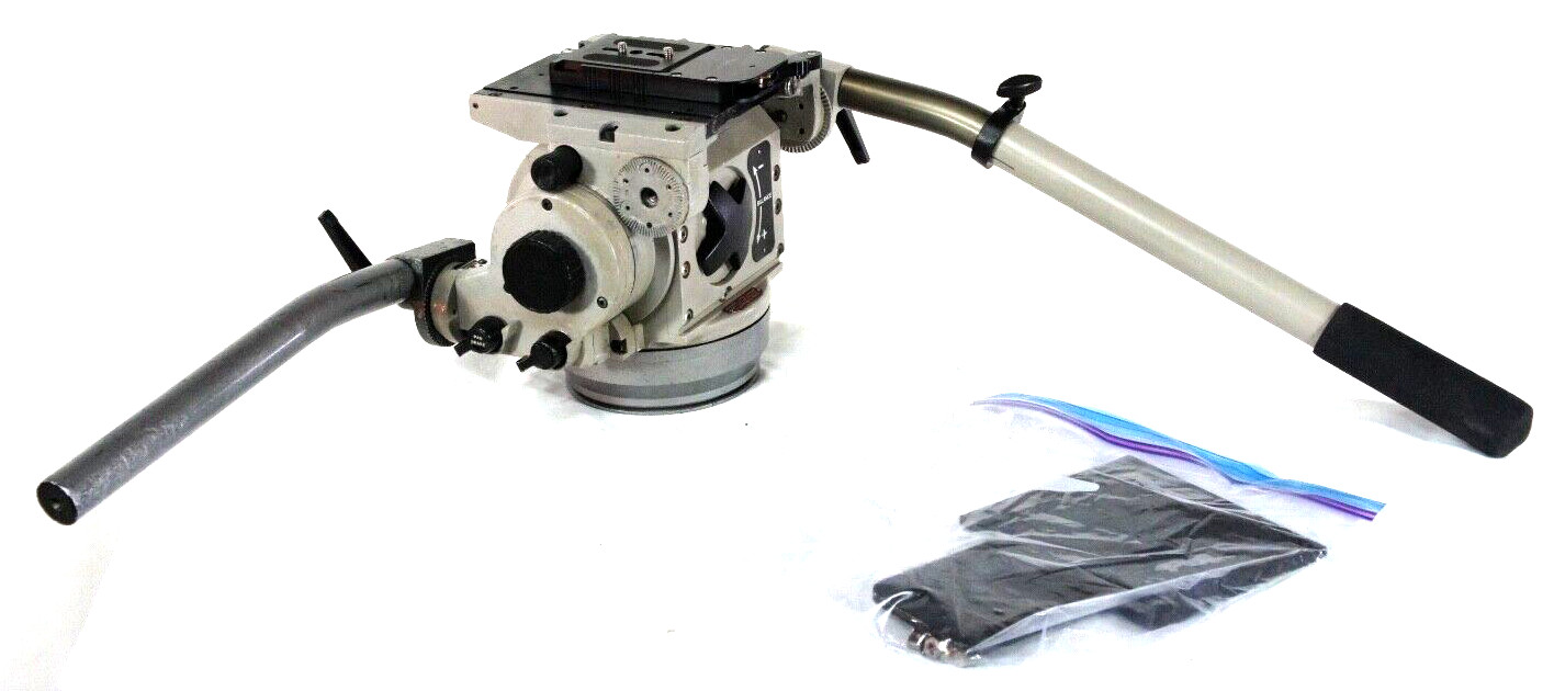 VINTEN VISIN VIDEO 30 LF FLUID HEAD WEDGE CAMERAPLATE CLEAN JUST SERVICED 77Lb🔥