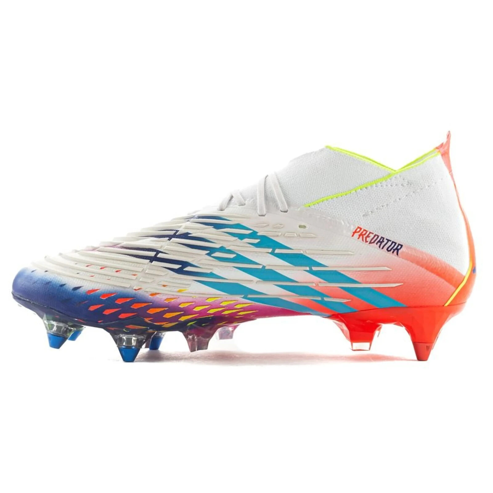 Adidas Predator Edge.1 SG Soccer Cleats RARE White Multi GW1021 Men's Size 8