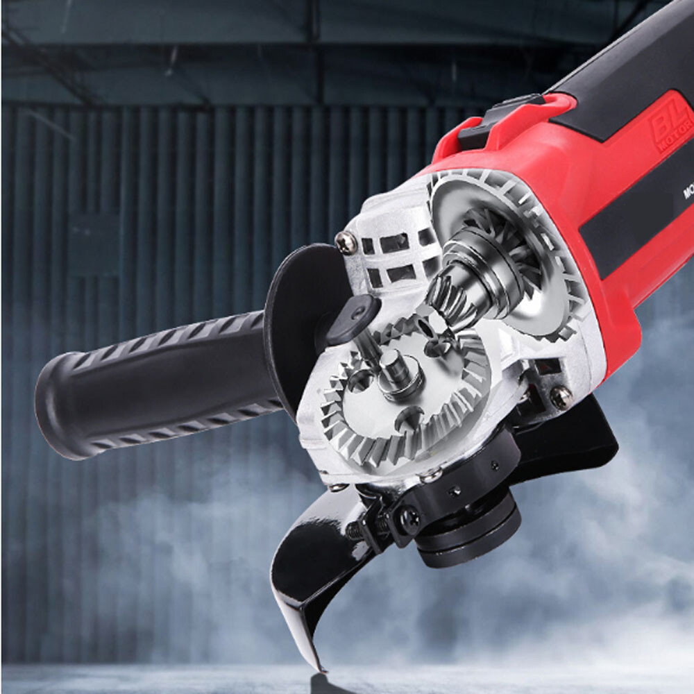 Angle Grinder Mini Cordless Brushless Polishing Grinding Machine Home Tool