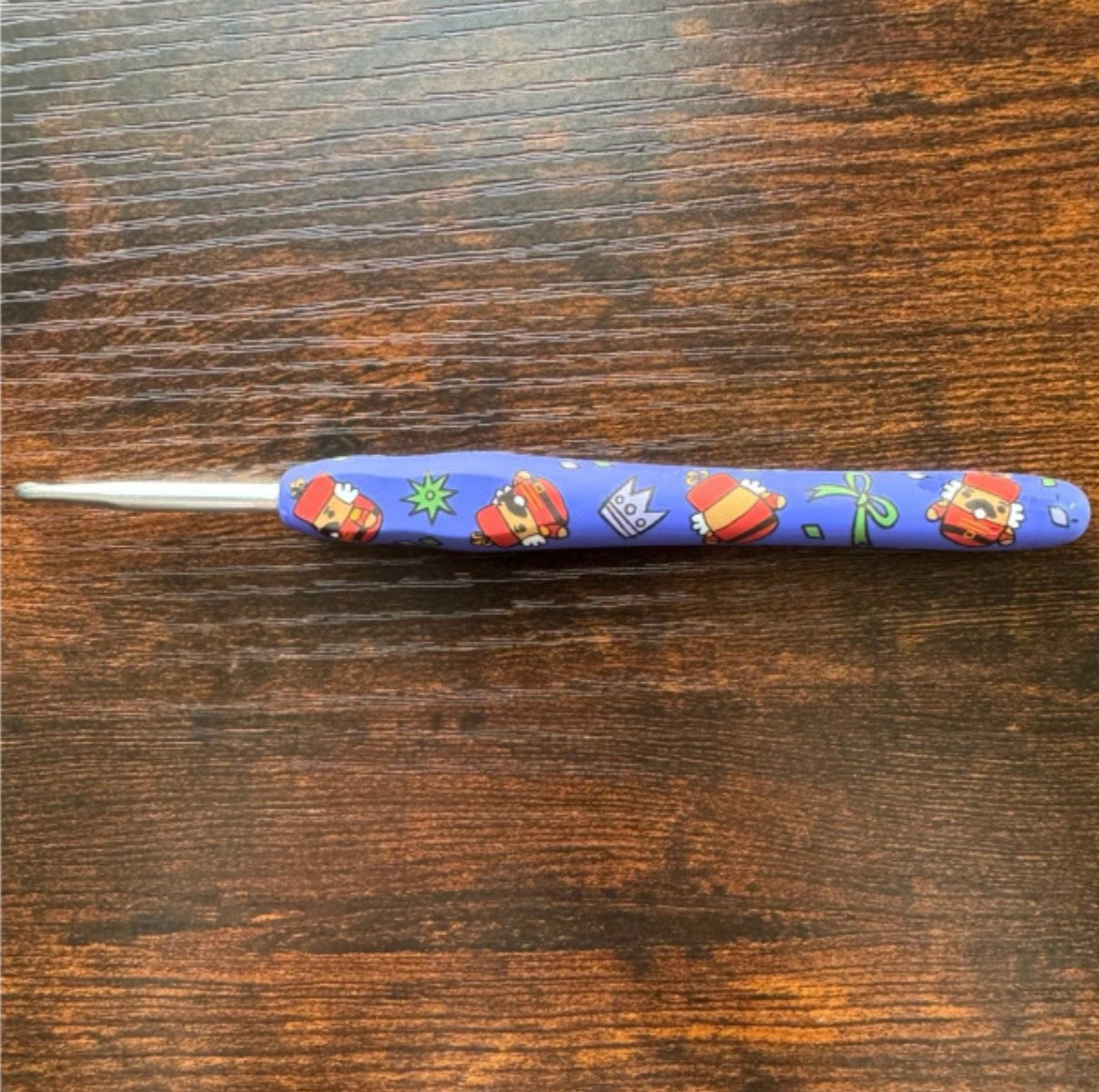*Holiday Edition* The Woobles Hazel the Nutcracker Crochet Hook (Never Used!)