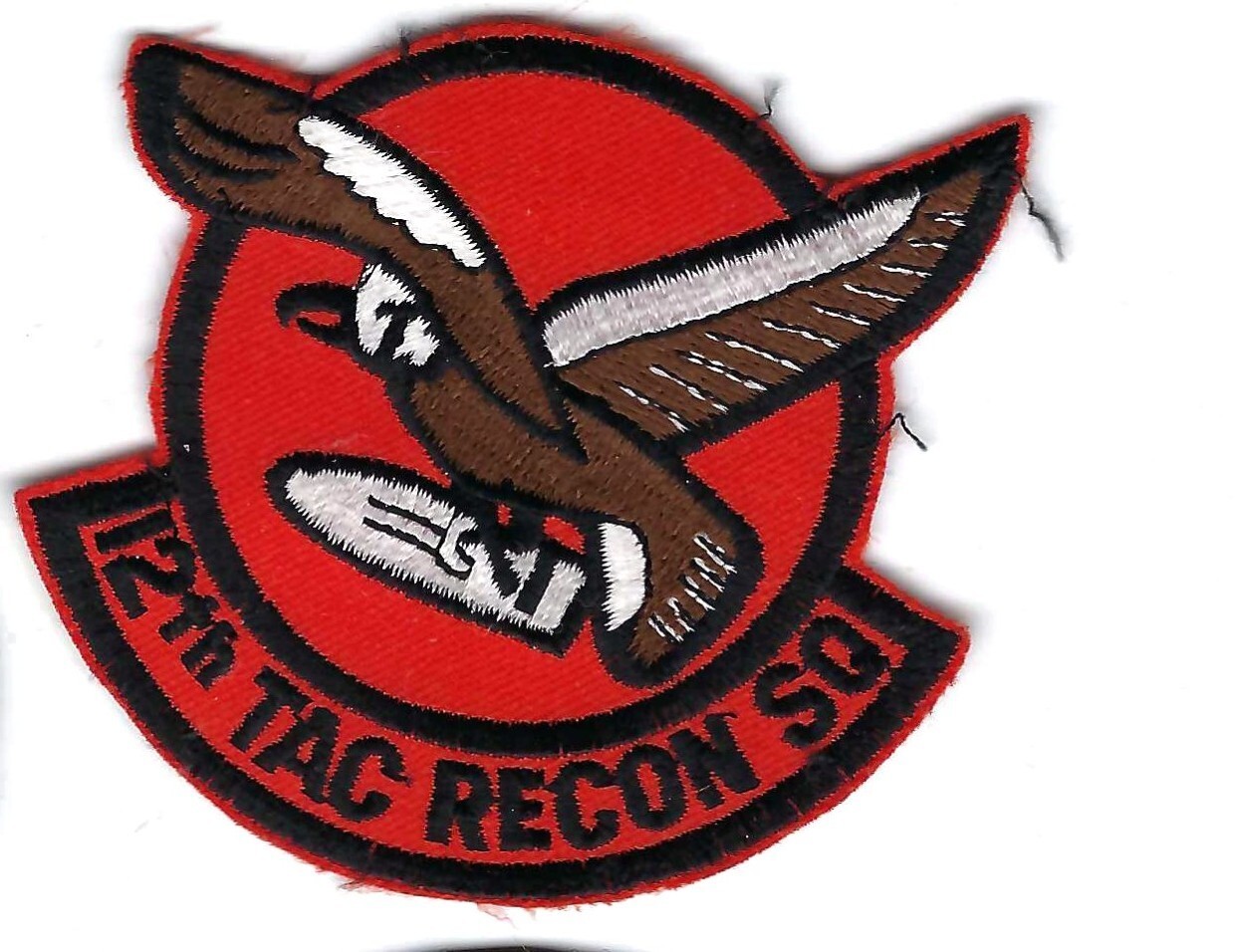 PATCH USAF 12TH TAC RECON SQ TRS BERGSTROM  AFB           JT31