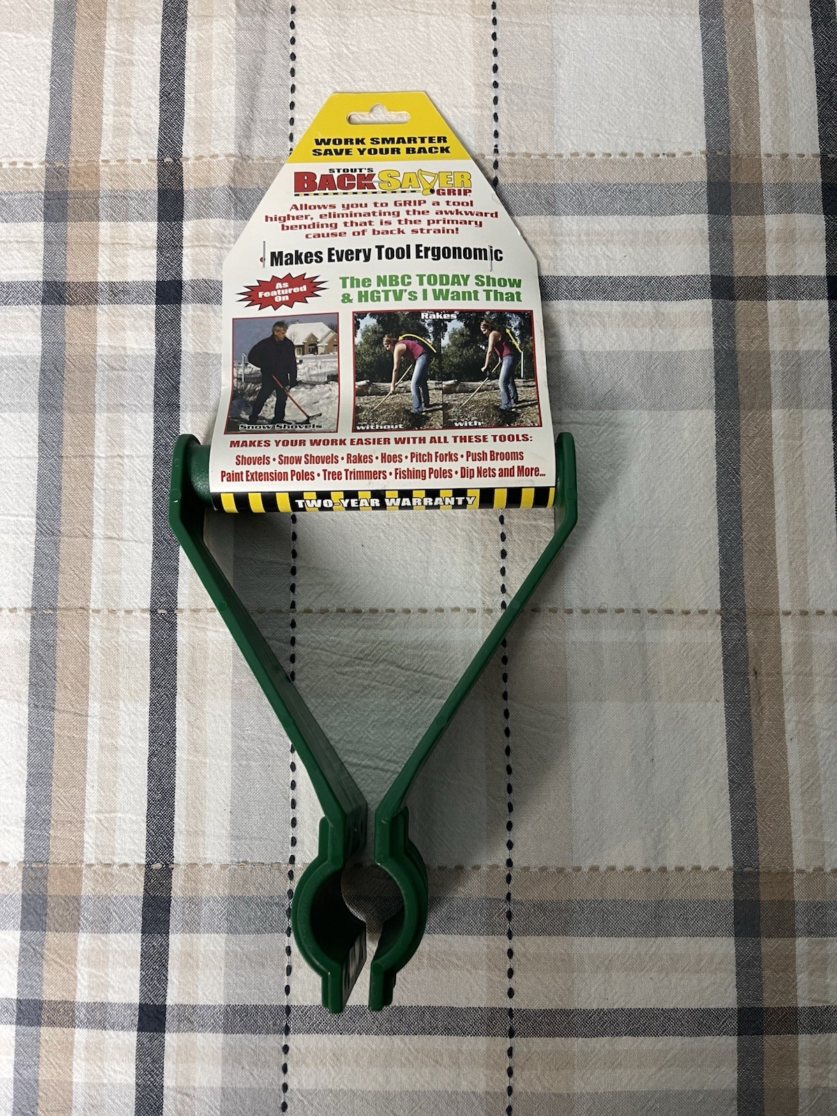 Stout’s BackSaver Grip Ergonomic Handle Tool Attachment Yard Work Aid