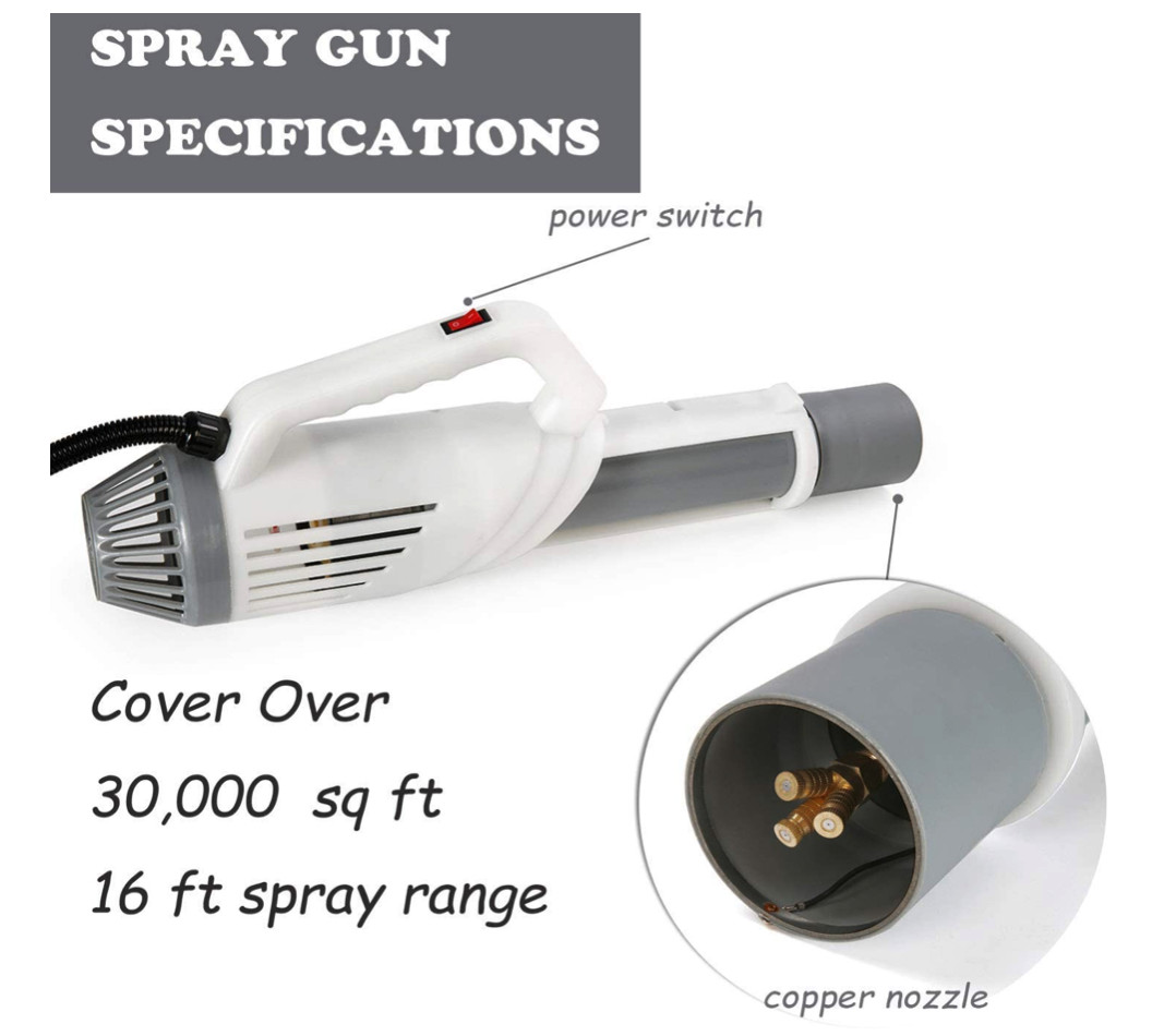 Electrostatic Knapsack Sprayer Disinfectant & Sanitization Cordless Agriculture