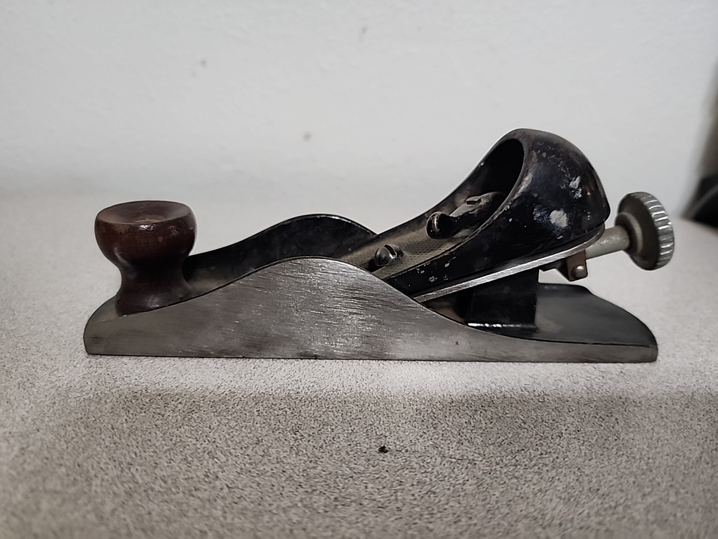 Vtg Dunlap 7" Low Angle Block Plane Wood Plane