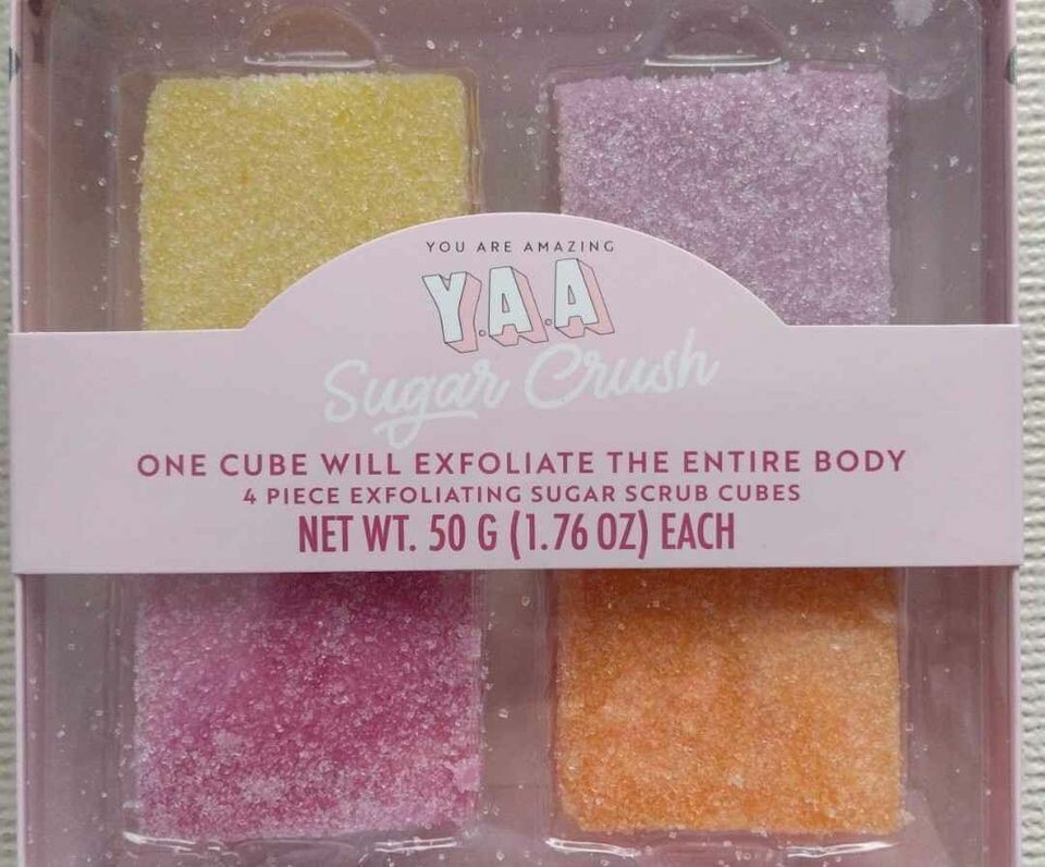 You Are Amazing (YAA) Sugar Crush - 4 Exfoliating Sugar Scrub Cubes