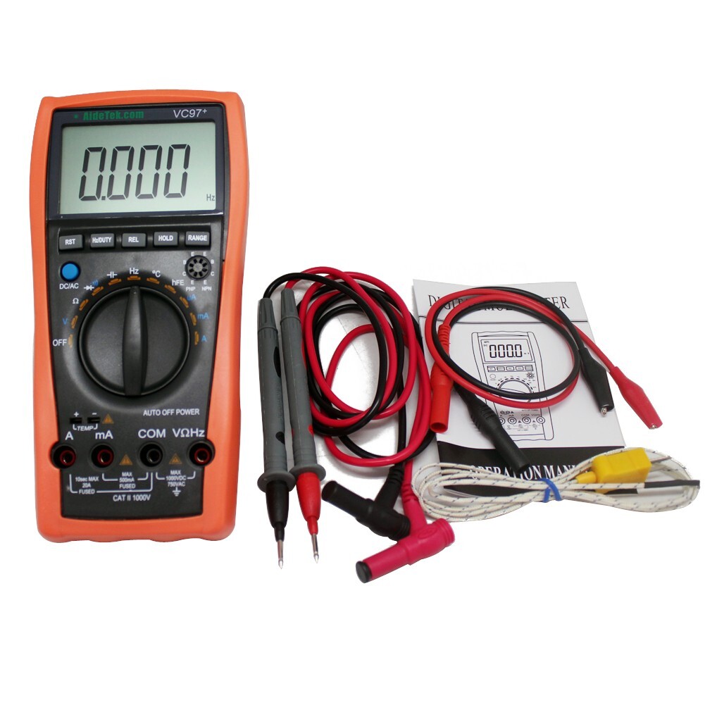 VC97+ 3 3/­4 Auto range digital multimeter all function T-RMS back light USA