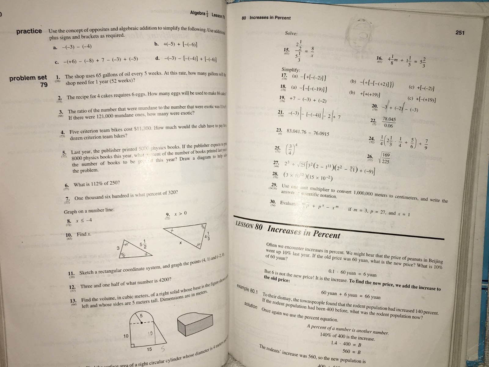 Saxon Math Algebra 1/2 An Incremental Development Third Edition Textbook 2004