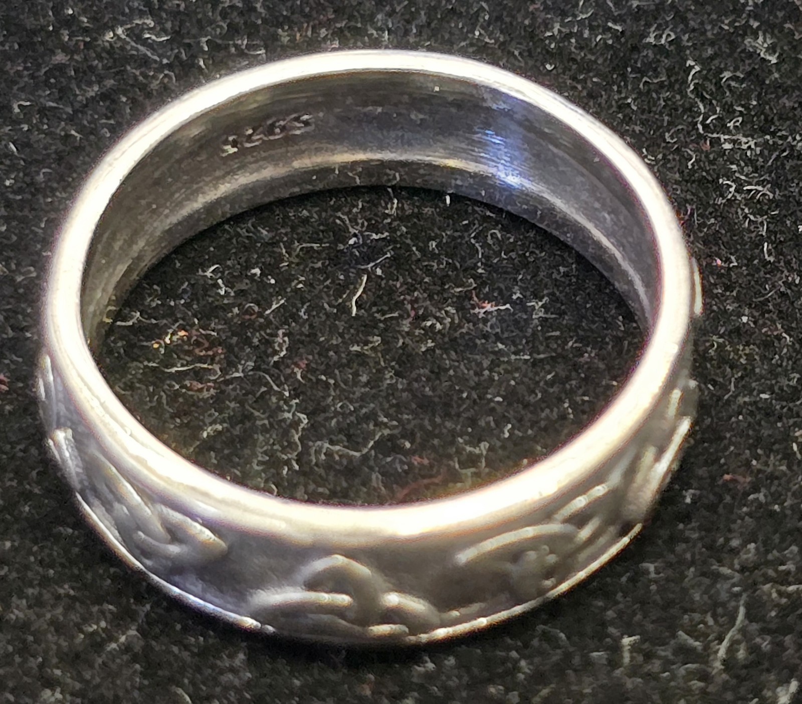 Size 10 Celtic Woven Knot Ring 925 Sterling Silver