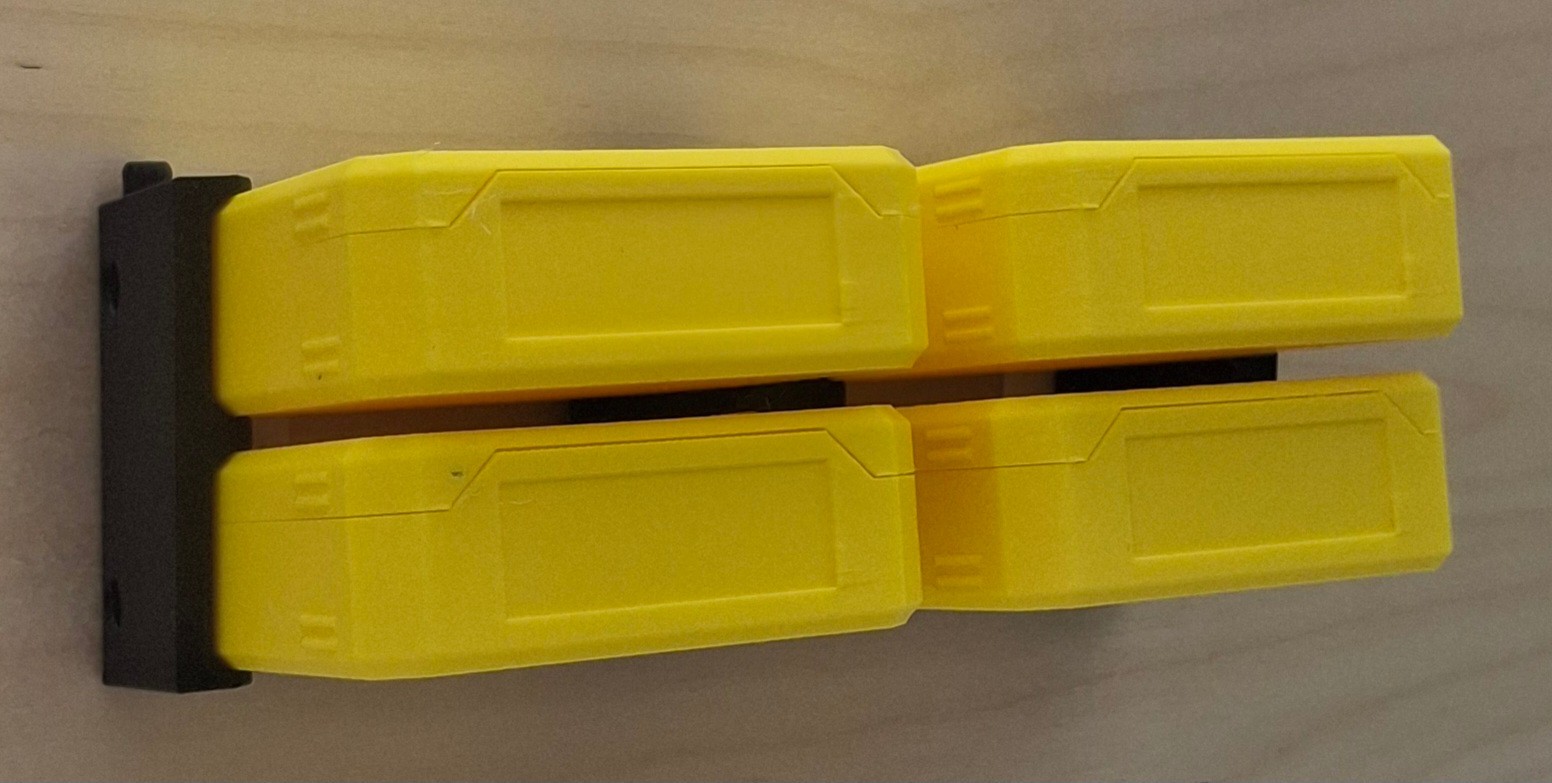 Wall Mount Hardware Organizer w/ Storage Boxes | 3D Printed Parts Bin | Modular