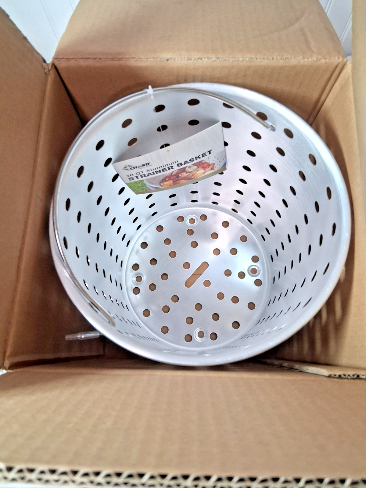 Chard Aluminum Strainer Basket 12.5" H x 9.625" D AFB-30