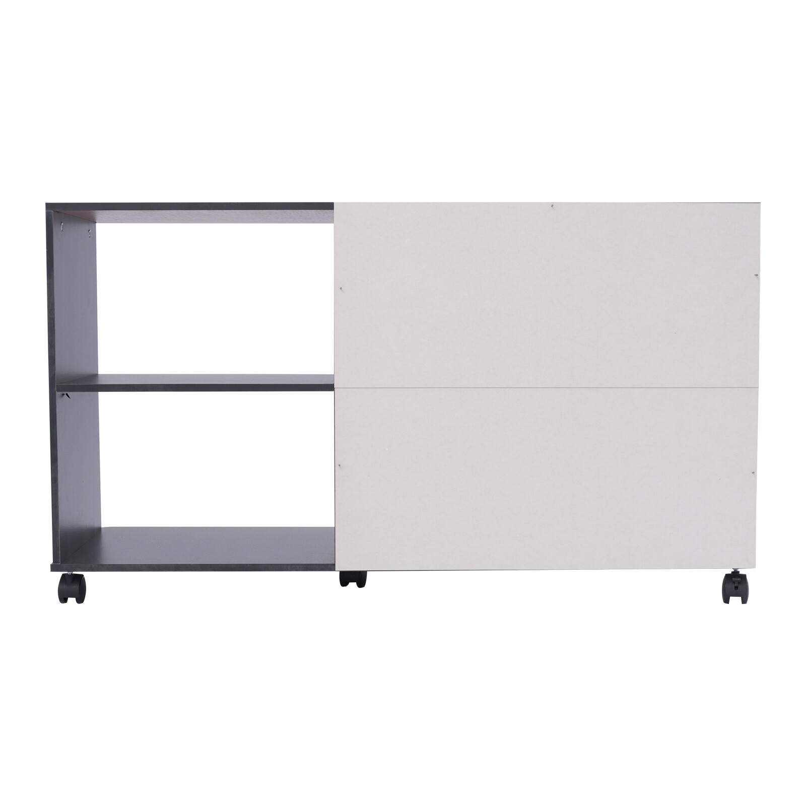 3 Drawers 2 Compartments Mobile File Cabinet Locking File Cabinet MDF 1 Cabinet