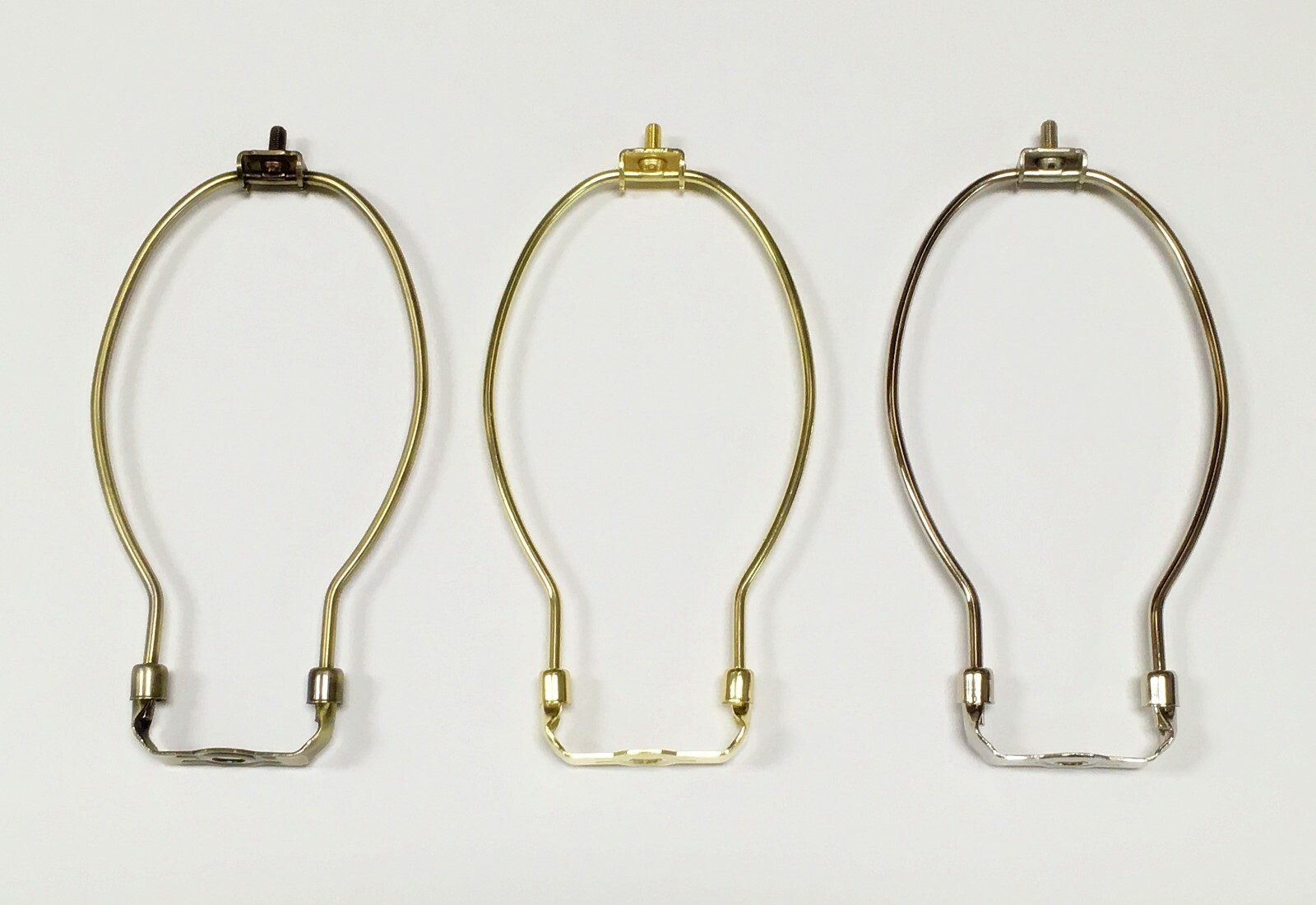 Lamp Parts-Lamp HARP 8-1/2" Heavy Duty W/Saddle 3 Finishes:AB, PB and PN (1 Pc.)