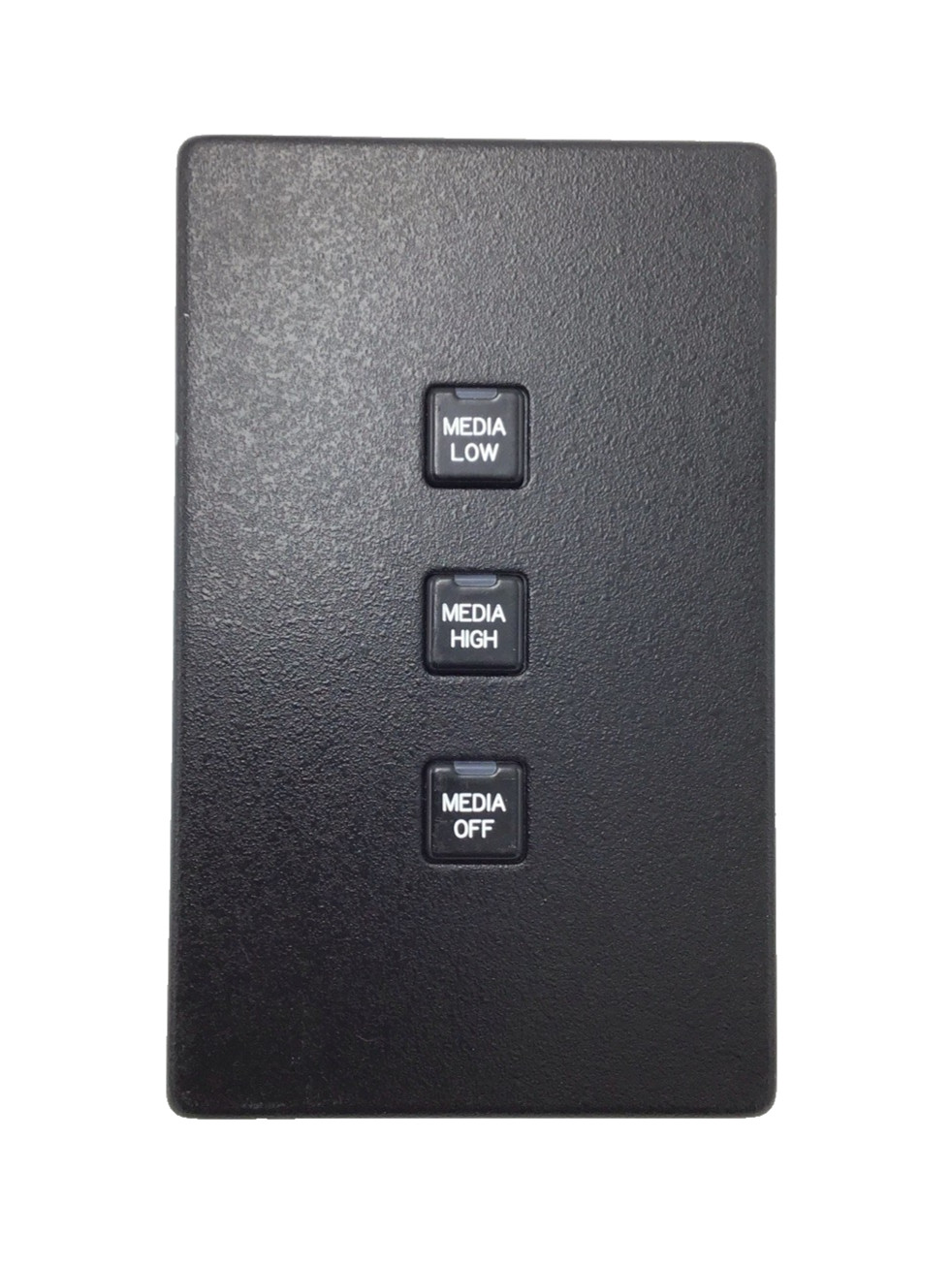 LiteTouch 3-Button Metropolitan Keypad Dimmer (Black) Savant