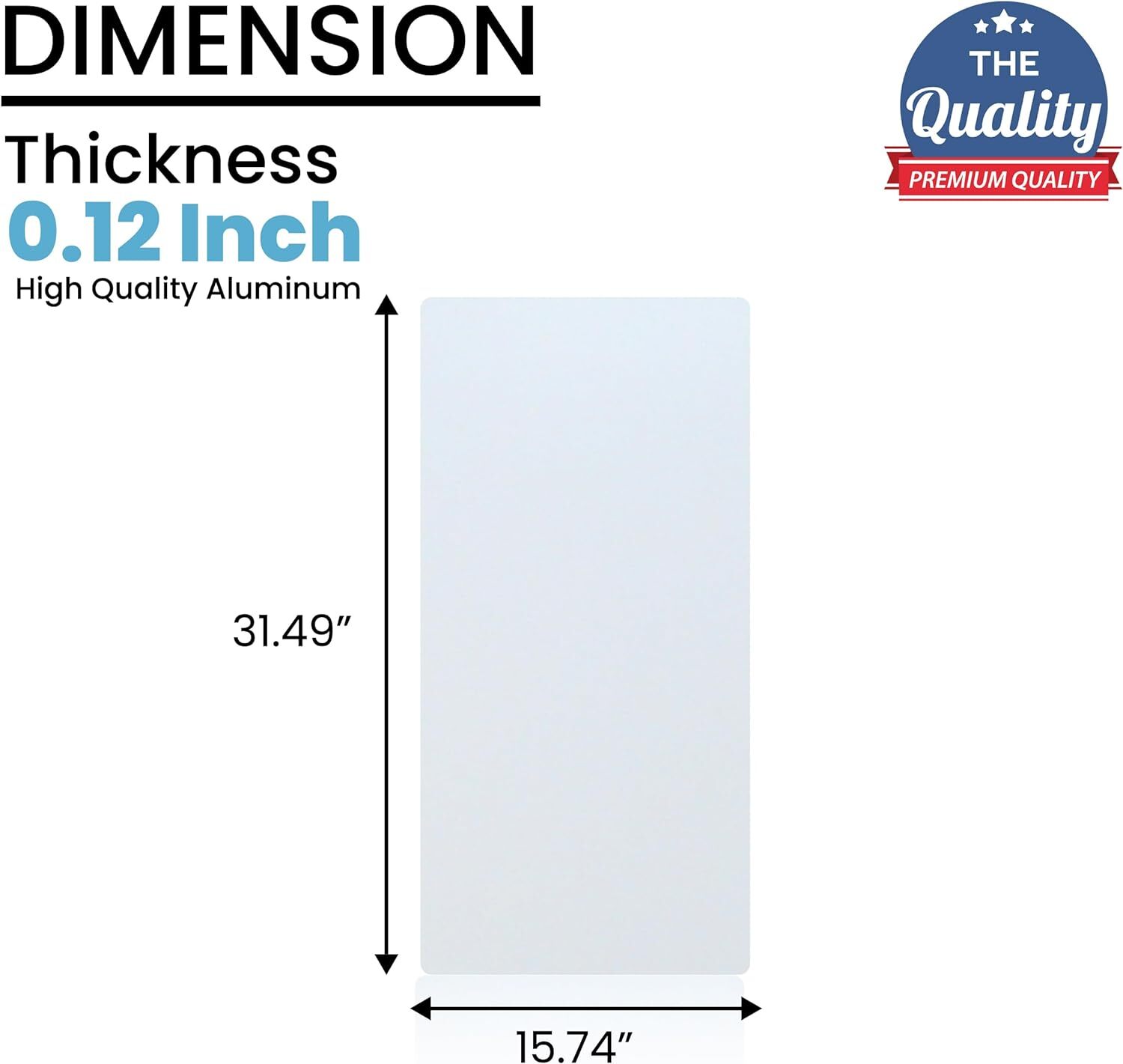 5seconds Double Sided Bathroom Hand Dryer Wall Splash Guard Aluminum Wall Guard