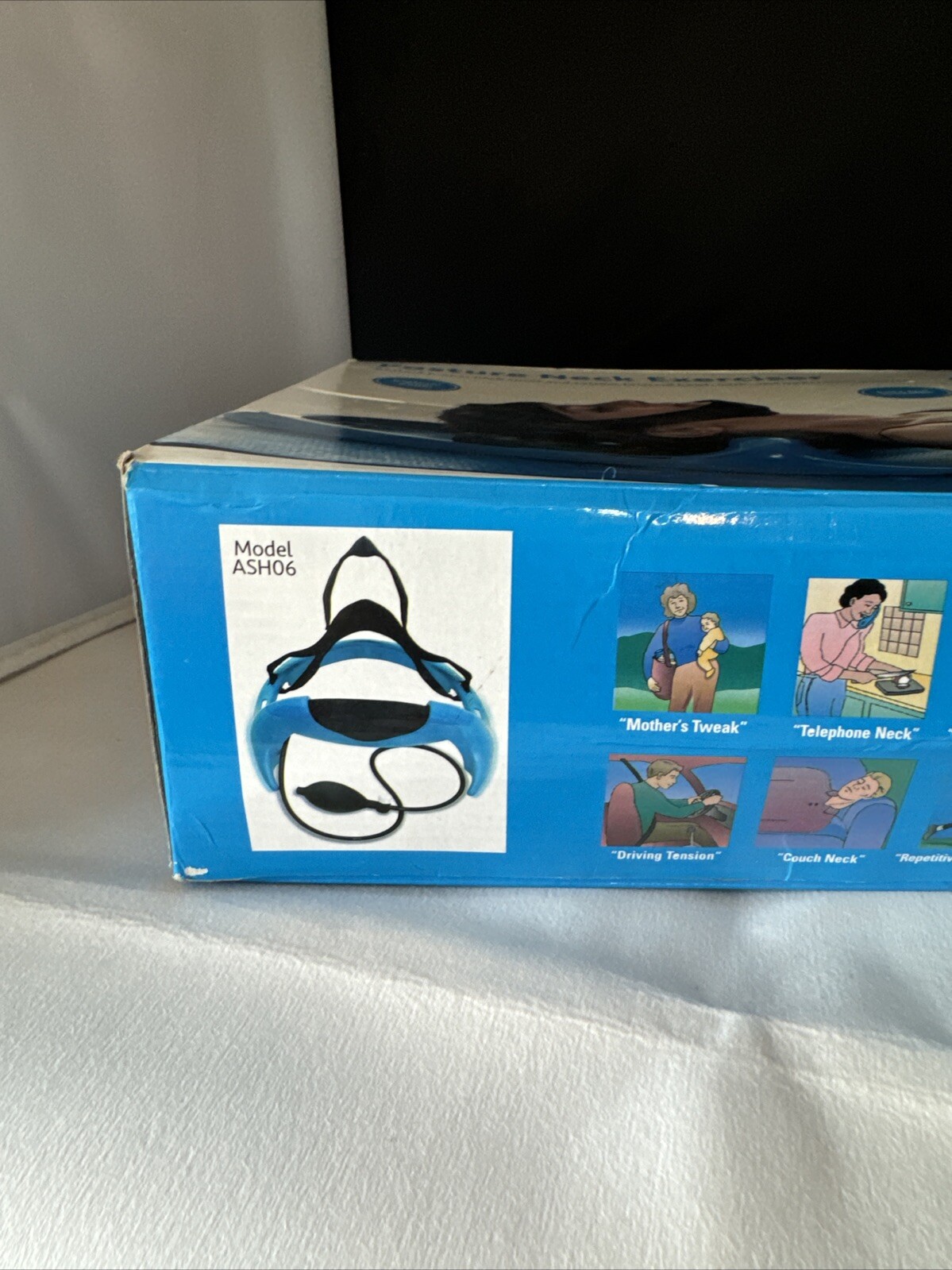 Posture Neck Exerciser Easy Portable Pumpable ORIGINAL BOX Adjustment