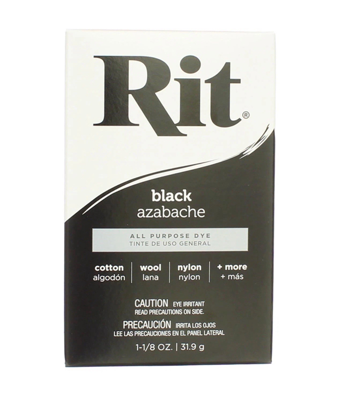 RIT black fabric dye 8 ounces all purpose