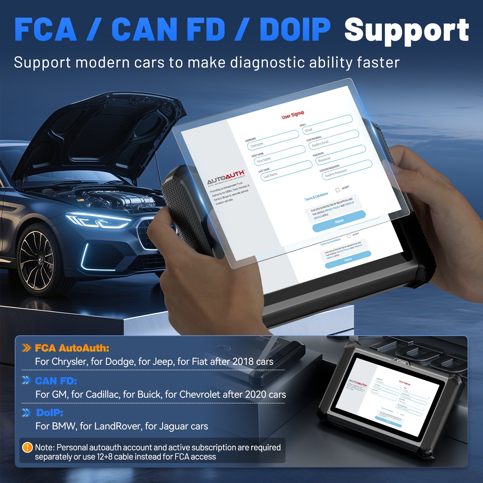 XTOOL X100PADS Immobilizer Key Programmer OBD2 Scanner Diagnostic Tool 32+ Reset
