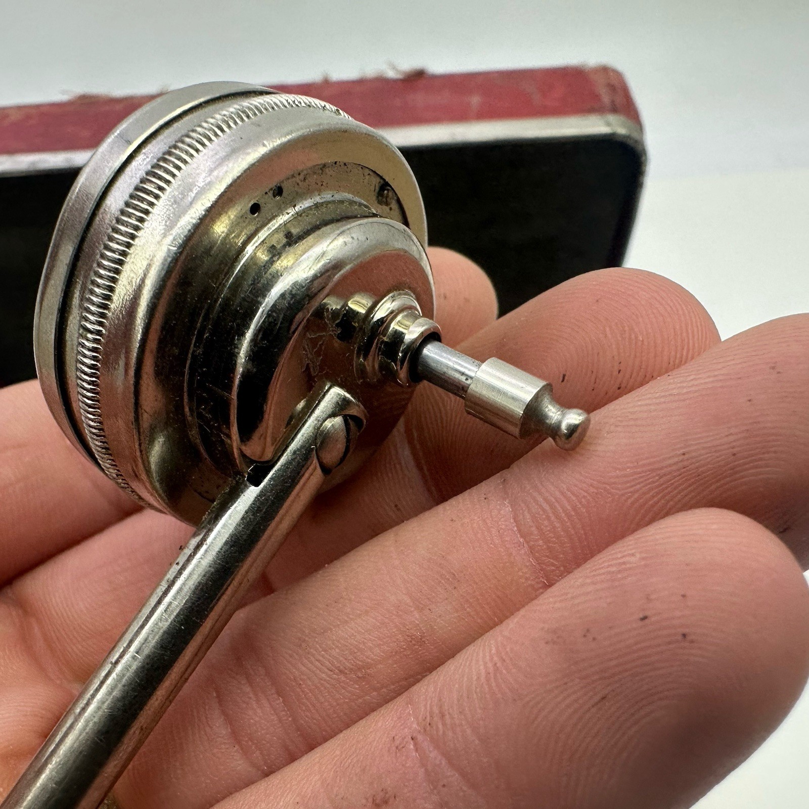 Starrett 196A Universal Dial Indicator Barely Been Used With Case And Box
