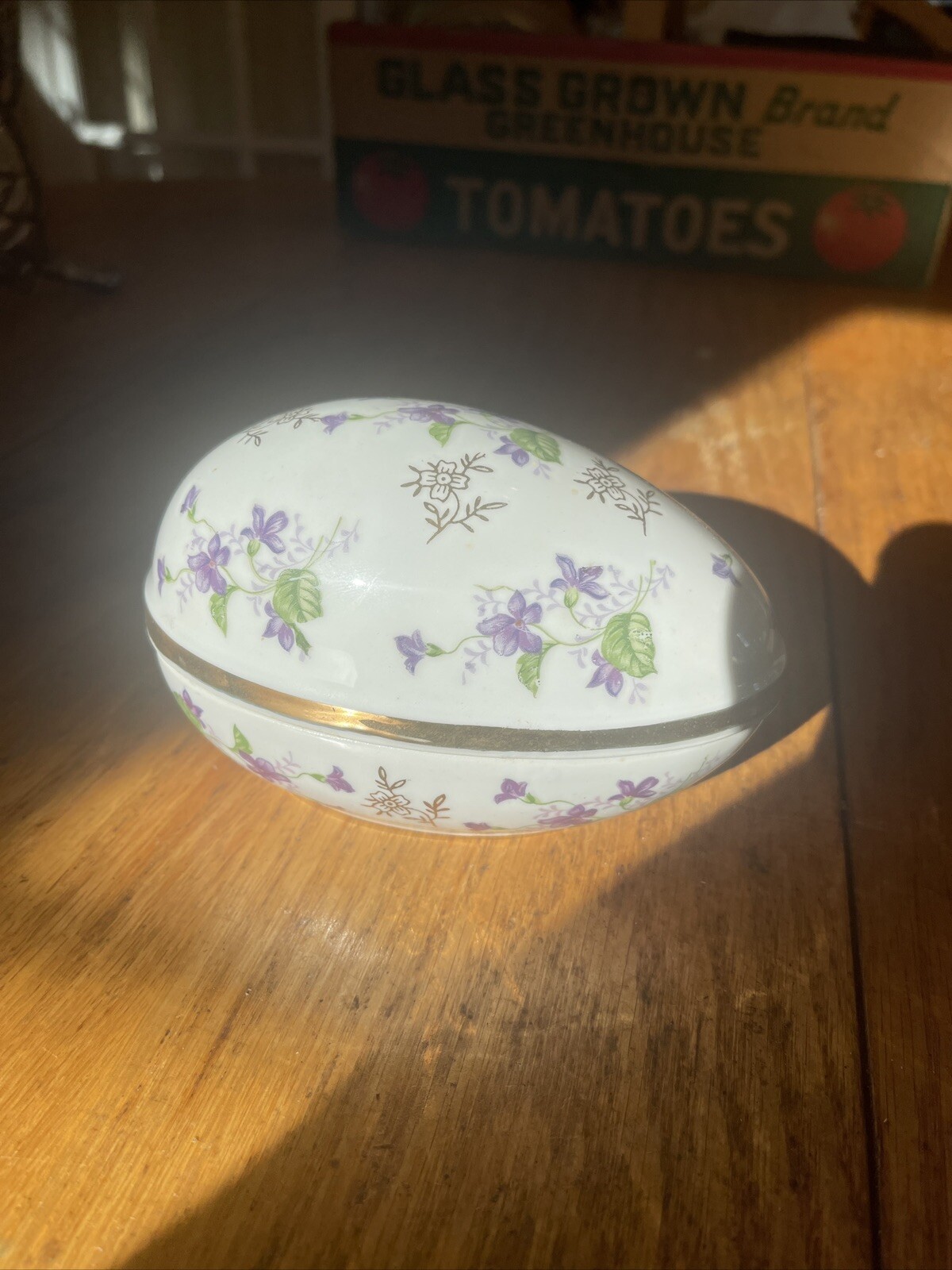 Loft China Egg - Dresser Trinket Candy Dish
