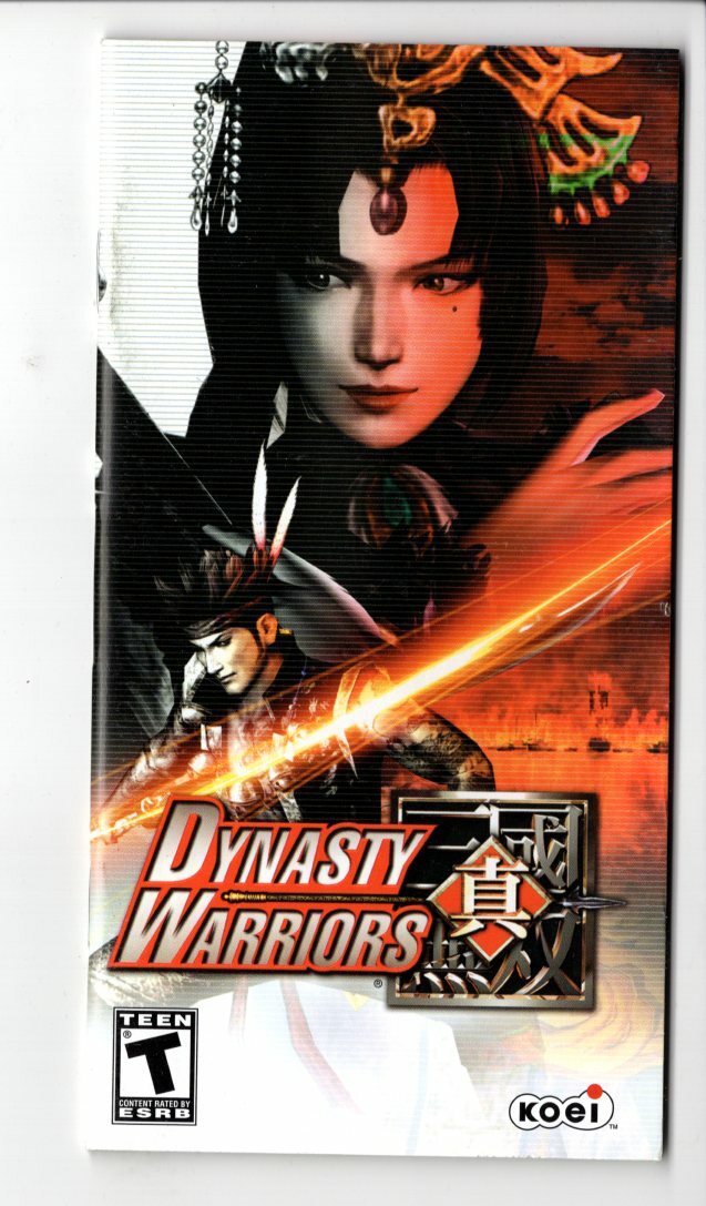 Dynasty Warriors PSP MANUAL ONLY Authentic Insert