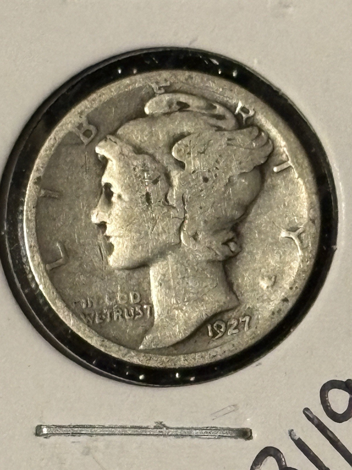 1927-S Mercury Dime
