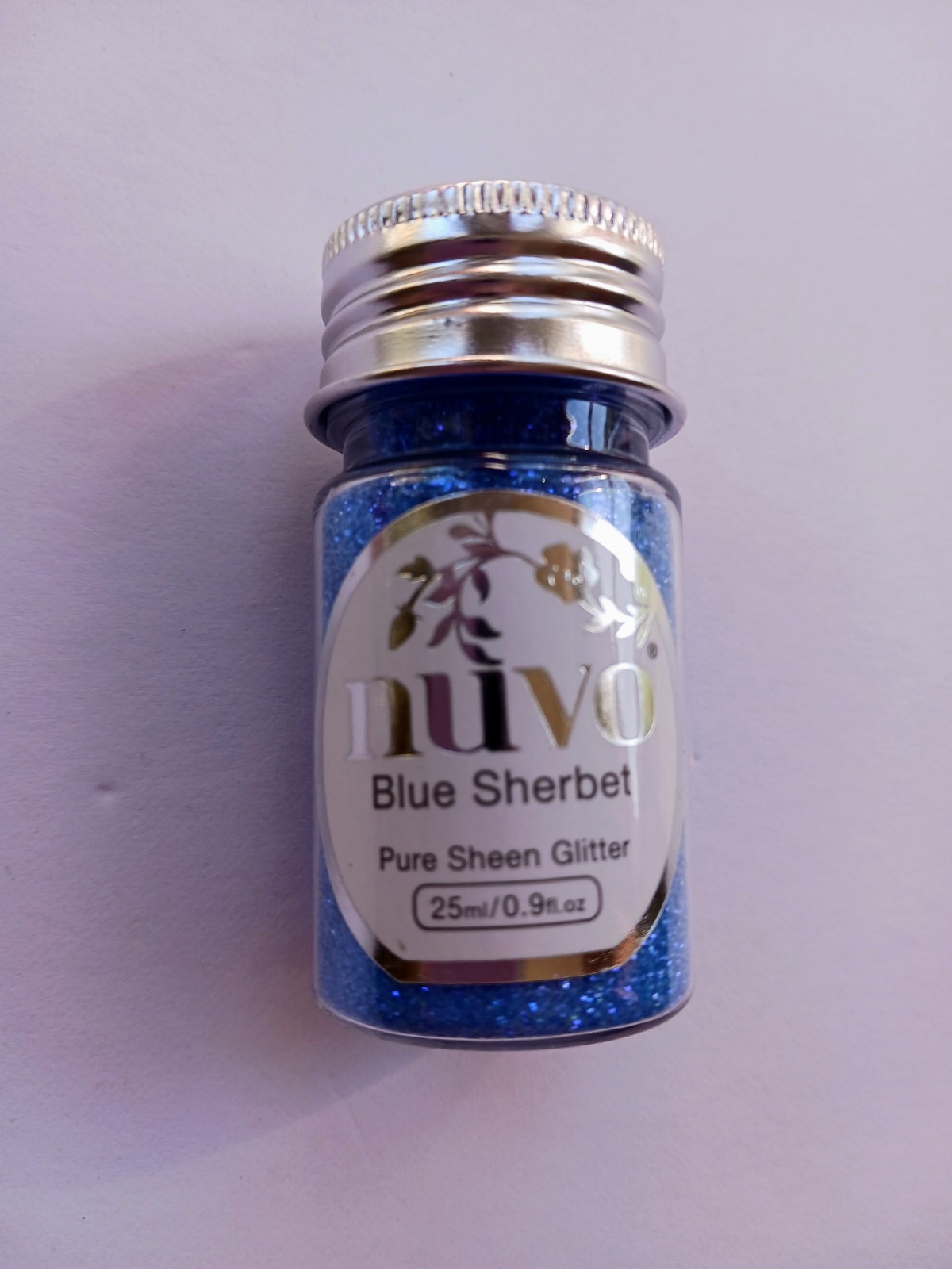 Nuvo - Pure Sheen Glitter - Blue Sherbet - 25 ml - NEW