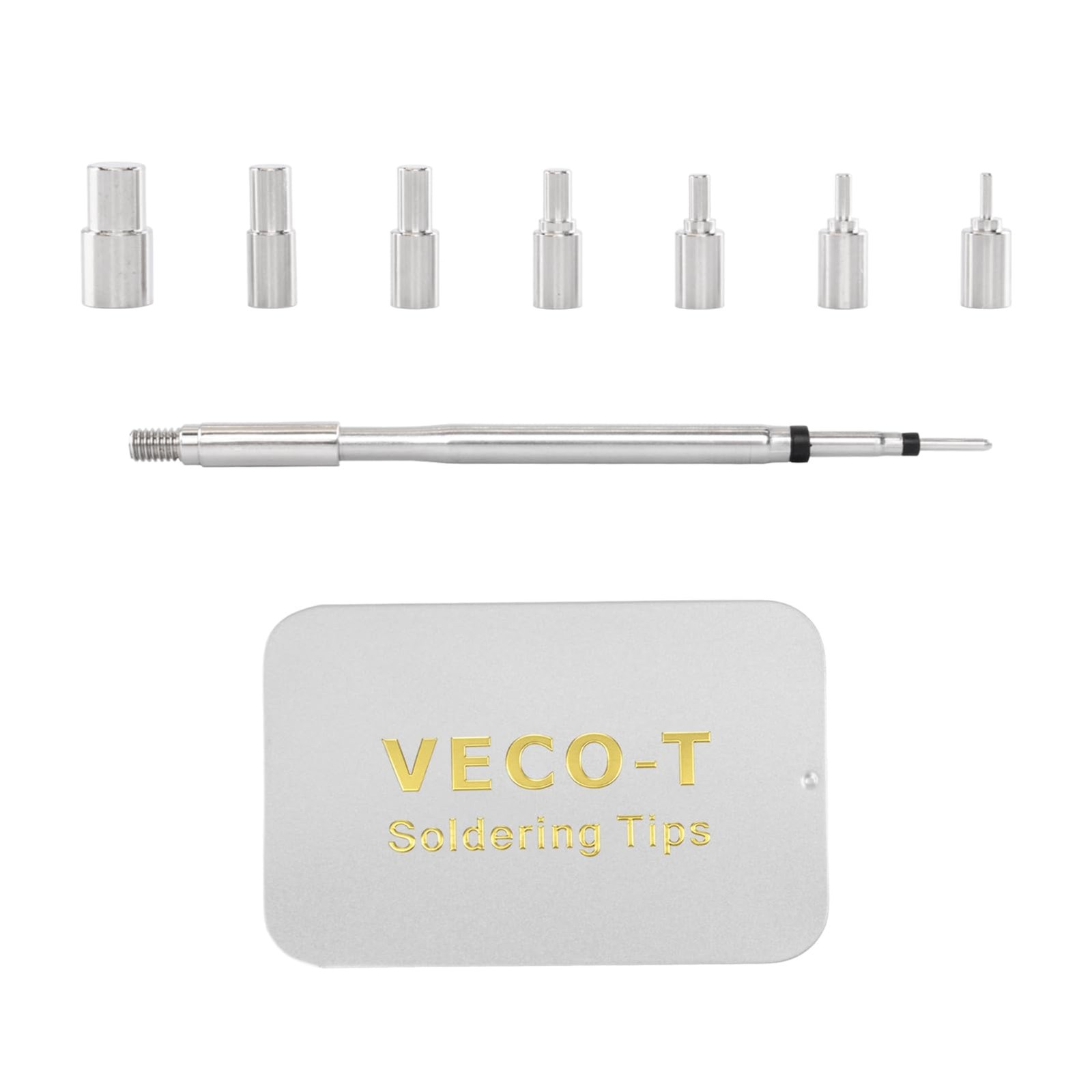 Upgrade Heat Set Insert Tool, Soldering Iron Tips with M2 M2.5 M3 M4 M5 M6 M8...