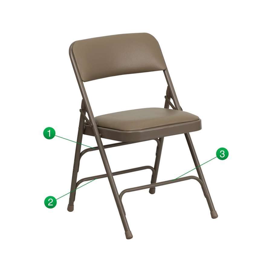 Flash Furniture  Folding Office Chairs - HA-MC309AV-BGE-GG
