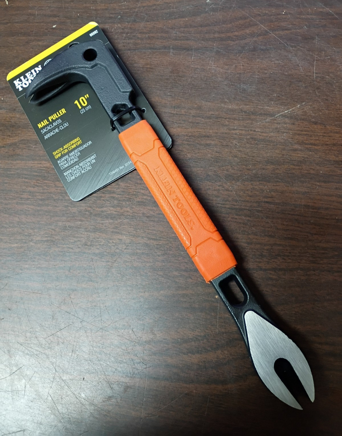 KLEIN TOOLS 66092 NAIL PULLER WITH INTEGRATED DIMPLER 10" CARBON STEEL NEW