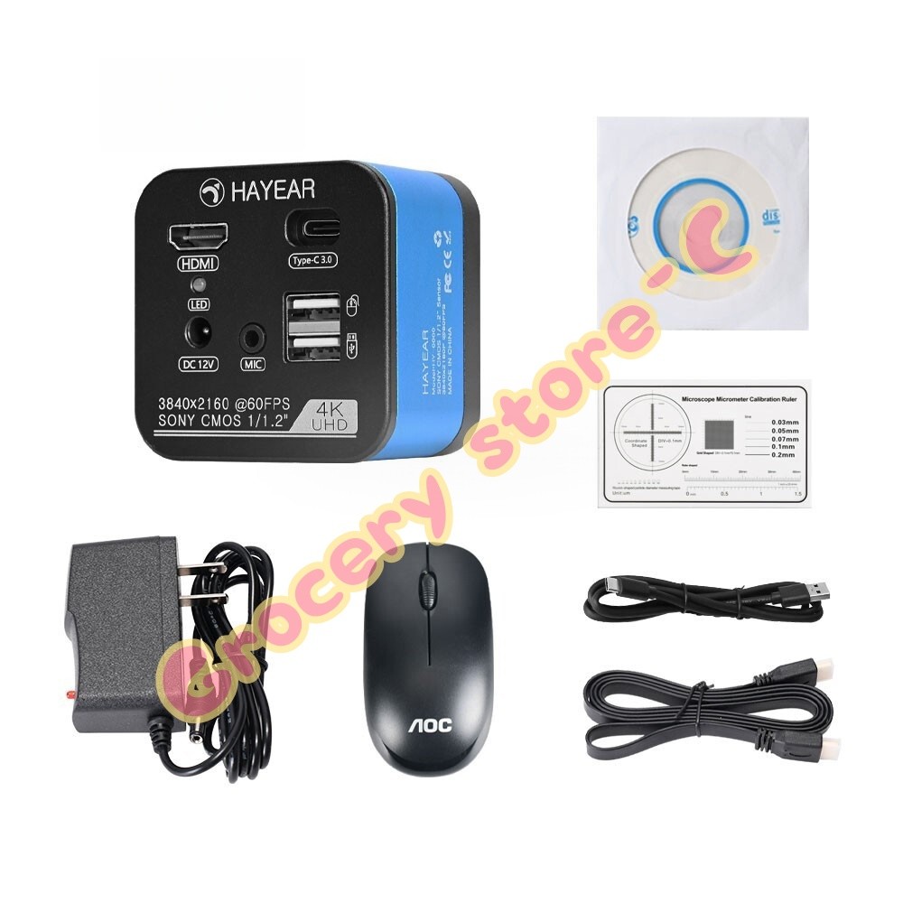 HY-6800 4K FHD 60FPS Microscope Camera Industrial Trinocular Electronic Eyepiece