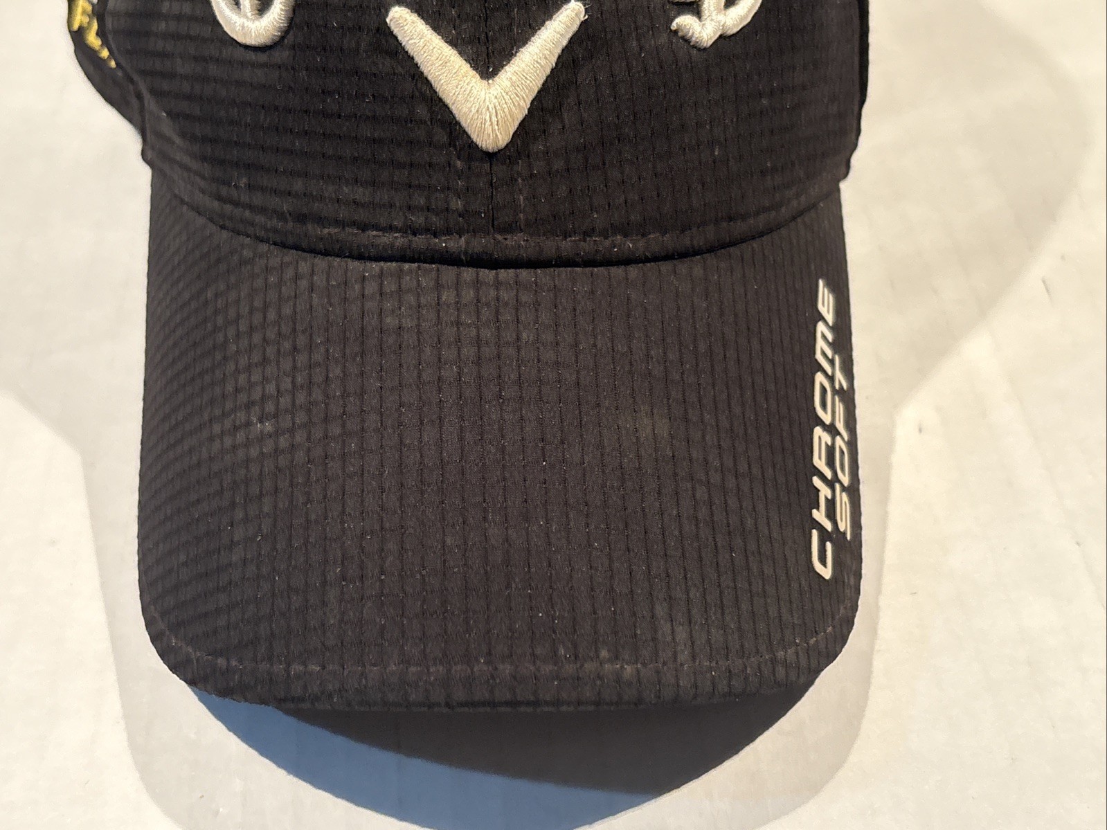 Callaway Epic Flash Golf Hat Apex Chrome Odyssey Soft Black Strapback Polyester