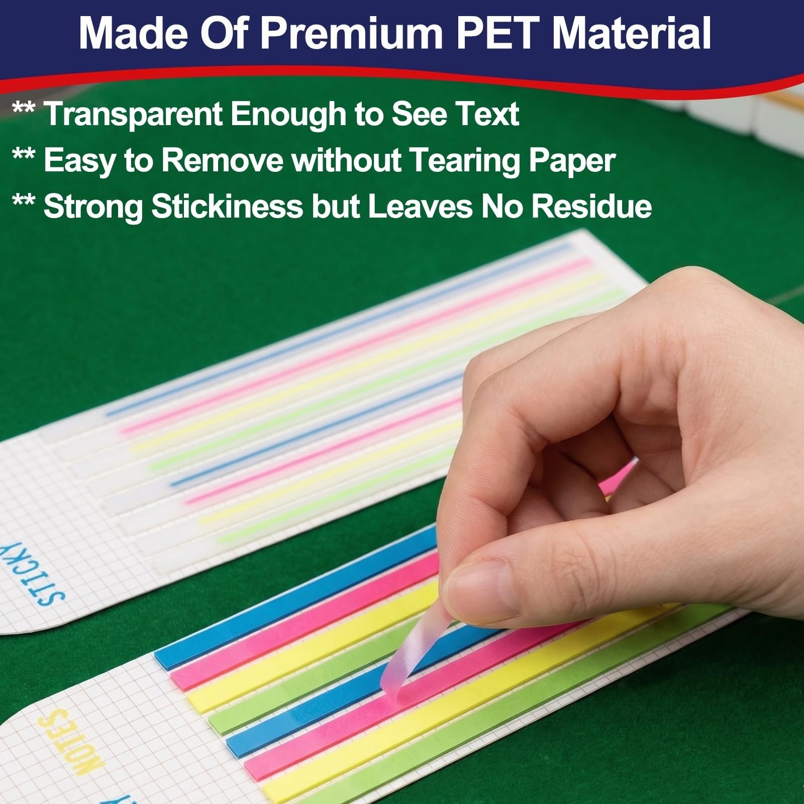 320 PCS Mahjong Card Highlighter Tape - Writable & Reusable Markers