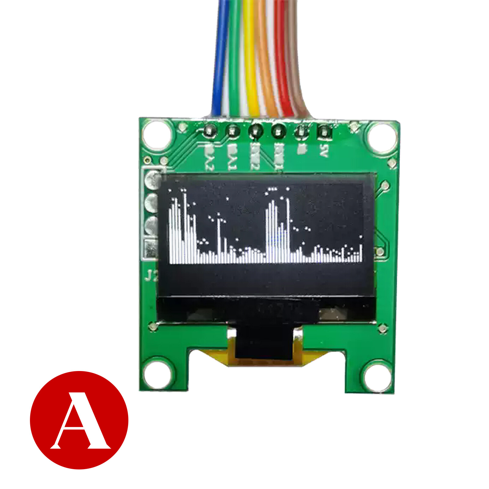 0.96 Inch Music Spectrum Display Analyzer Audio Level Indicator VU Meter