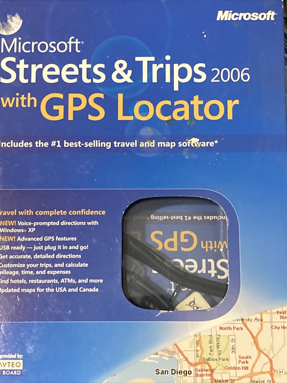 Microsoft Streets and Trips 2006 With GPS Locator Free Shipping