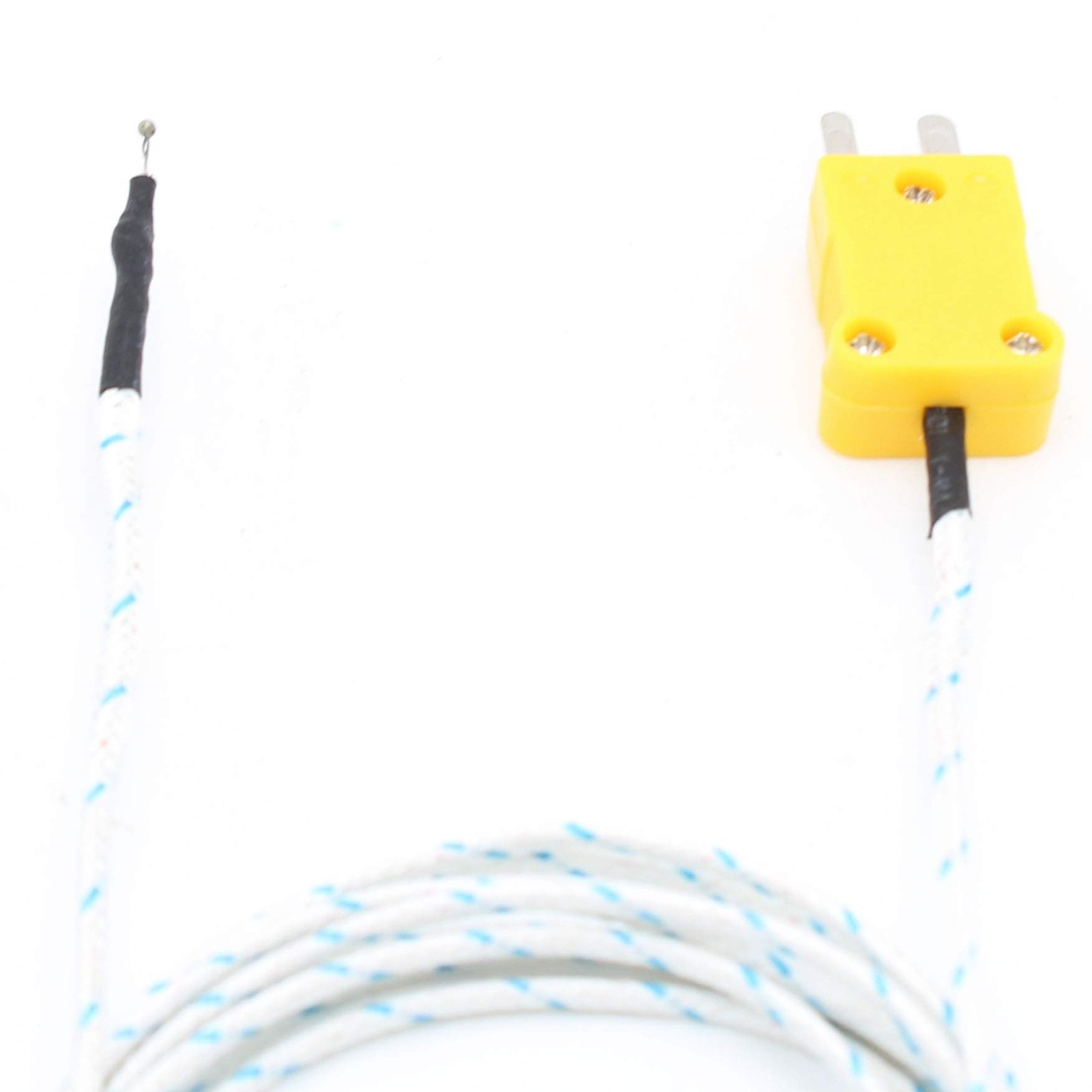 5 PCS 2M K Type Temperature Measuring Line Sensing Thermocouple Probe Sensor