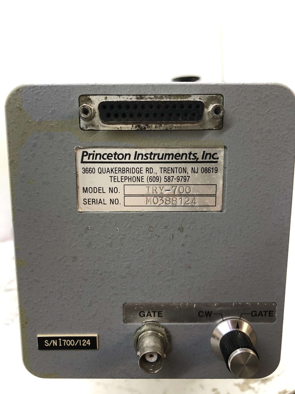 McPherson 218 SPECTROMETER WITH PRINCETON INSTRUMENTS IRY-700 CAMERA UNTESTED