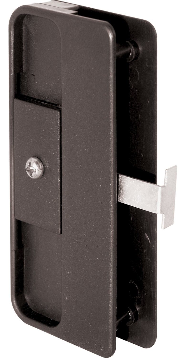 Prime-Line A 150 Black Plastic Mortise Style Screen Door Latch and Pull, for ...