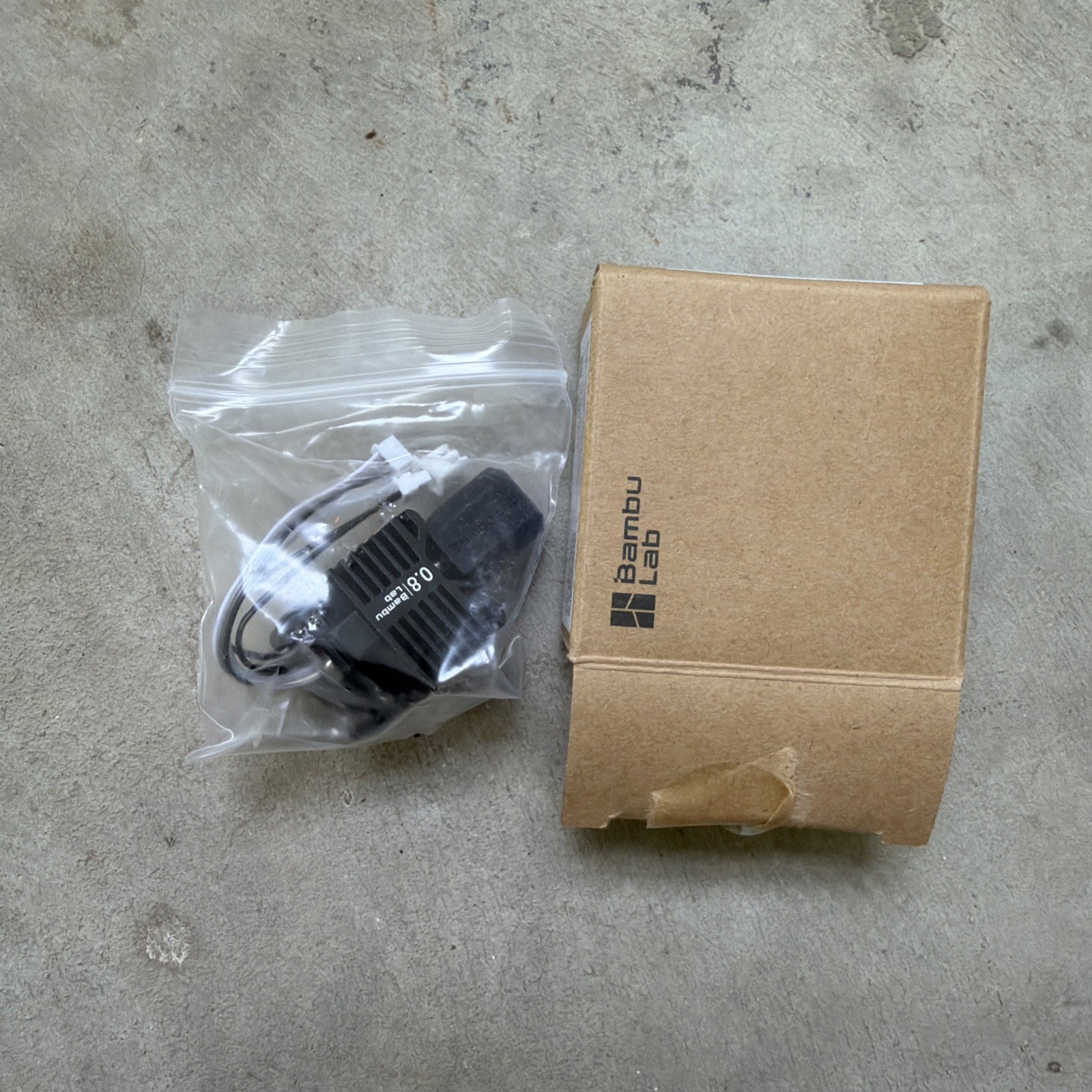 Complete Hotend Assembly with Hardened Steel Nozzle 0.4mm for X1C - BRAND NEW