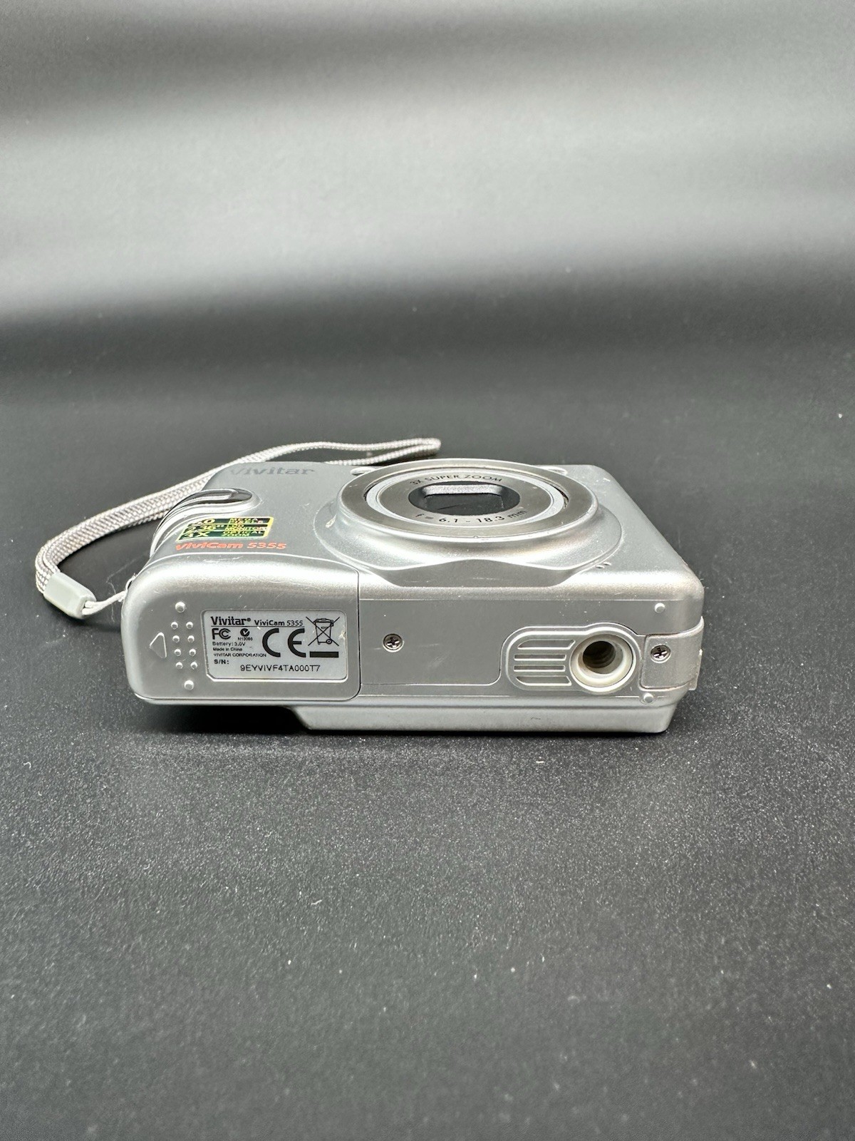 Vivitar Vivicam 5355 5.0MP Digital Camera Silver Tested