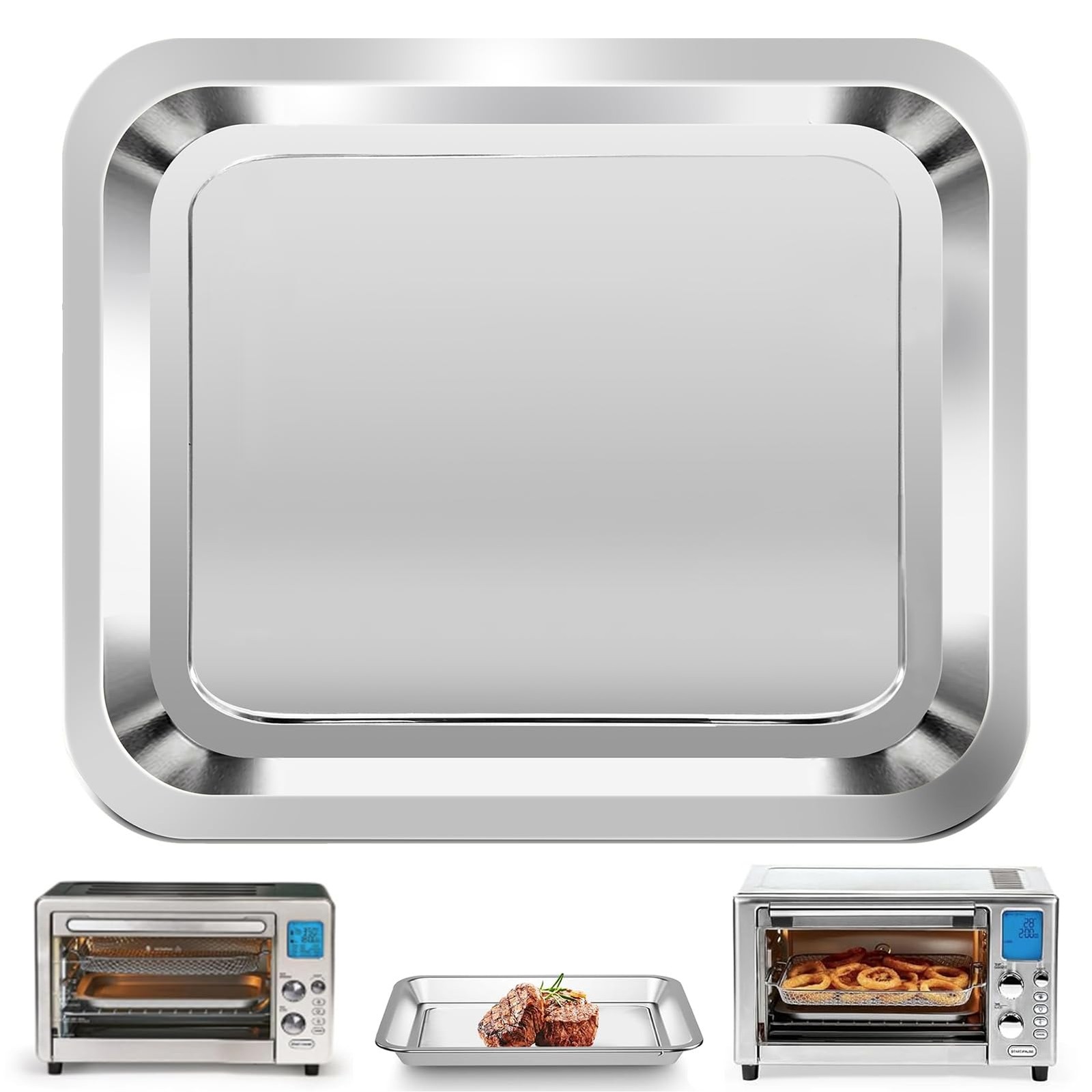 GCQ Air Fryer Tray for Emeril Lagasse Everyday 360 Air Fryer 12''×10'' Steel ...