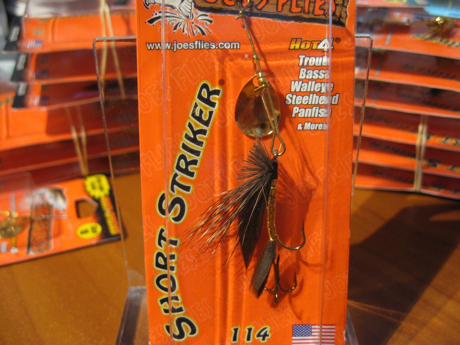 2 Joe's Flies Size 10 Inline SpinnerBaits Short Striker / Muddler 114-10