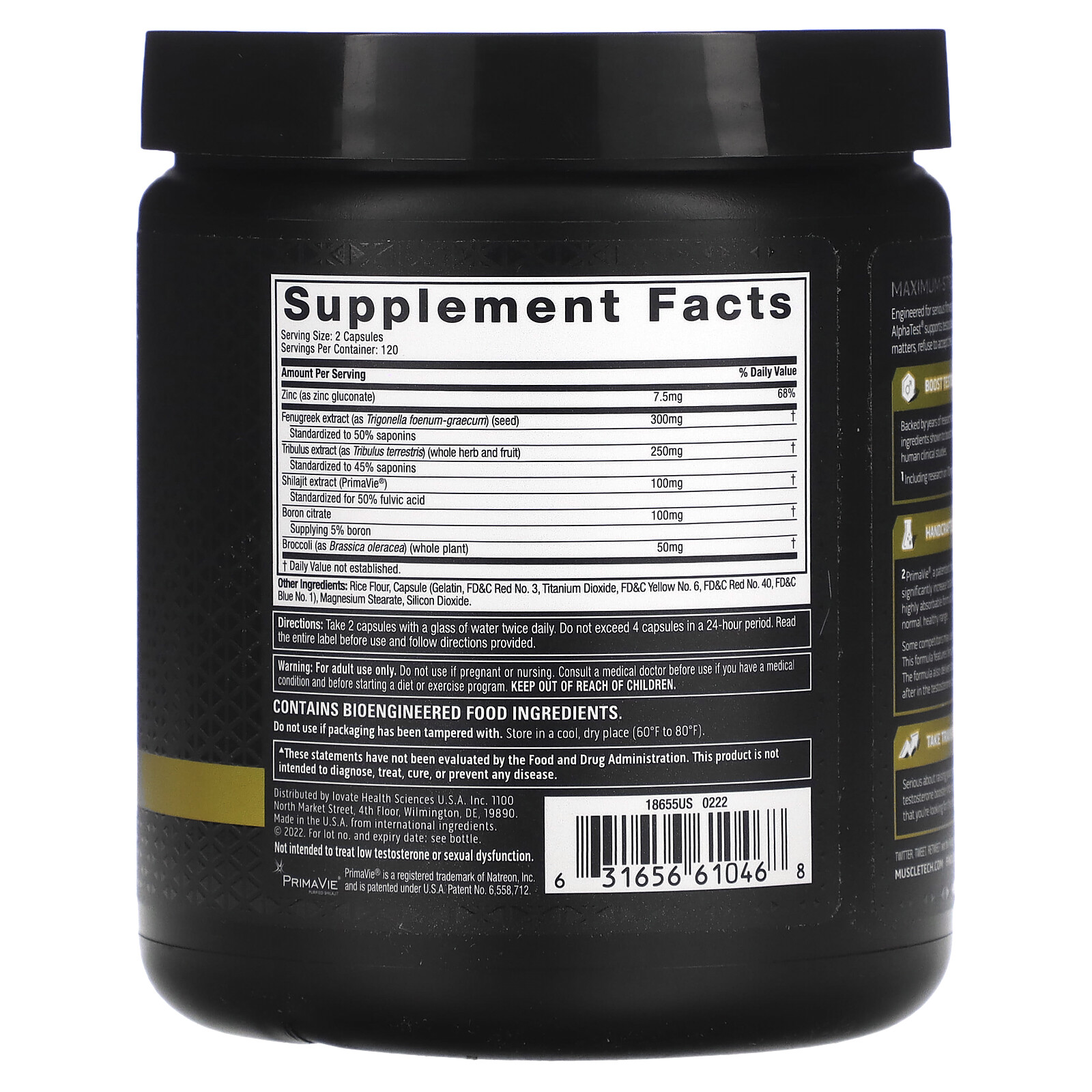 Alpha Test, 240 Capsules