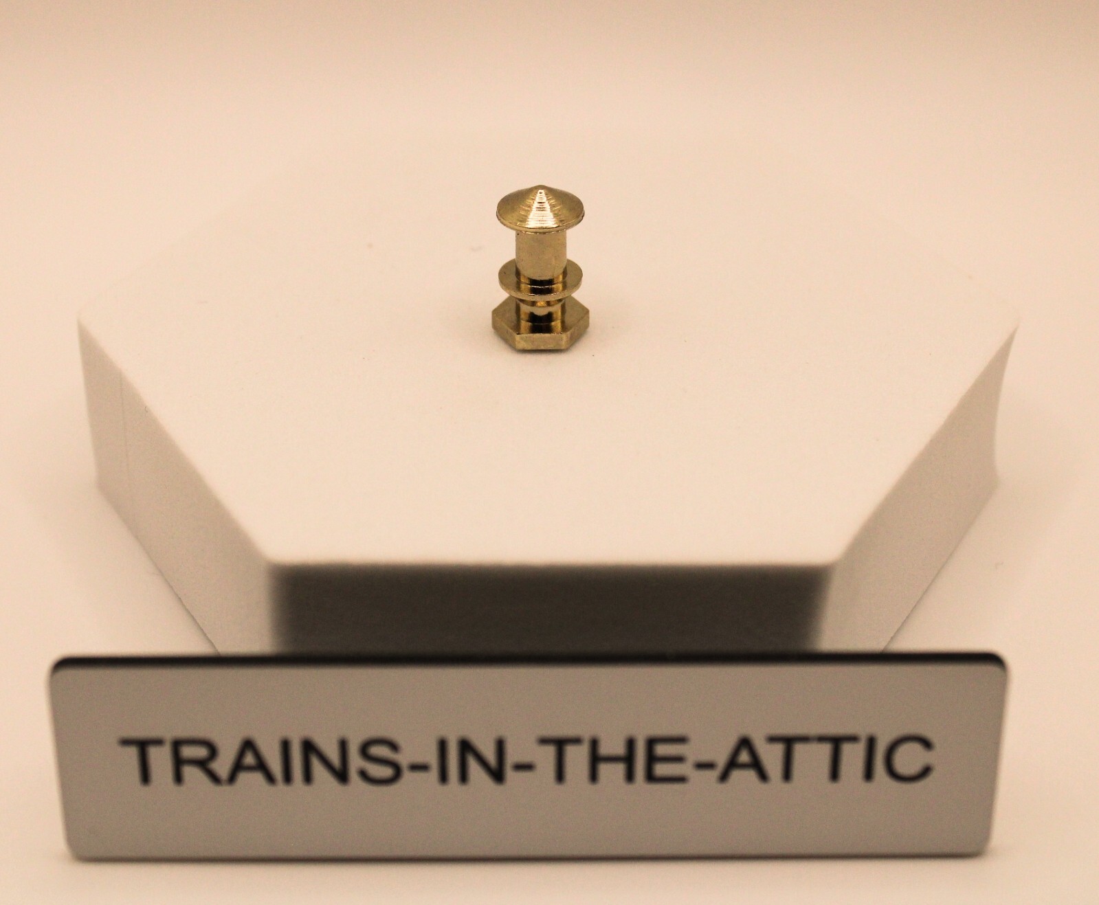 LIONEL MTH LG BRASS WHISTLE FOR TINPLATE STANDARD GAUGE 8 9 380 381 402 408 NEW