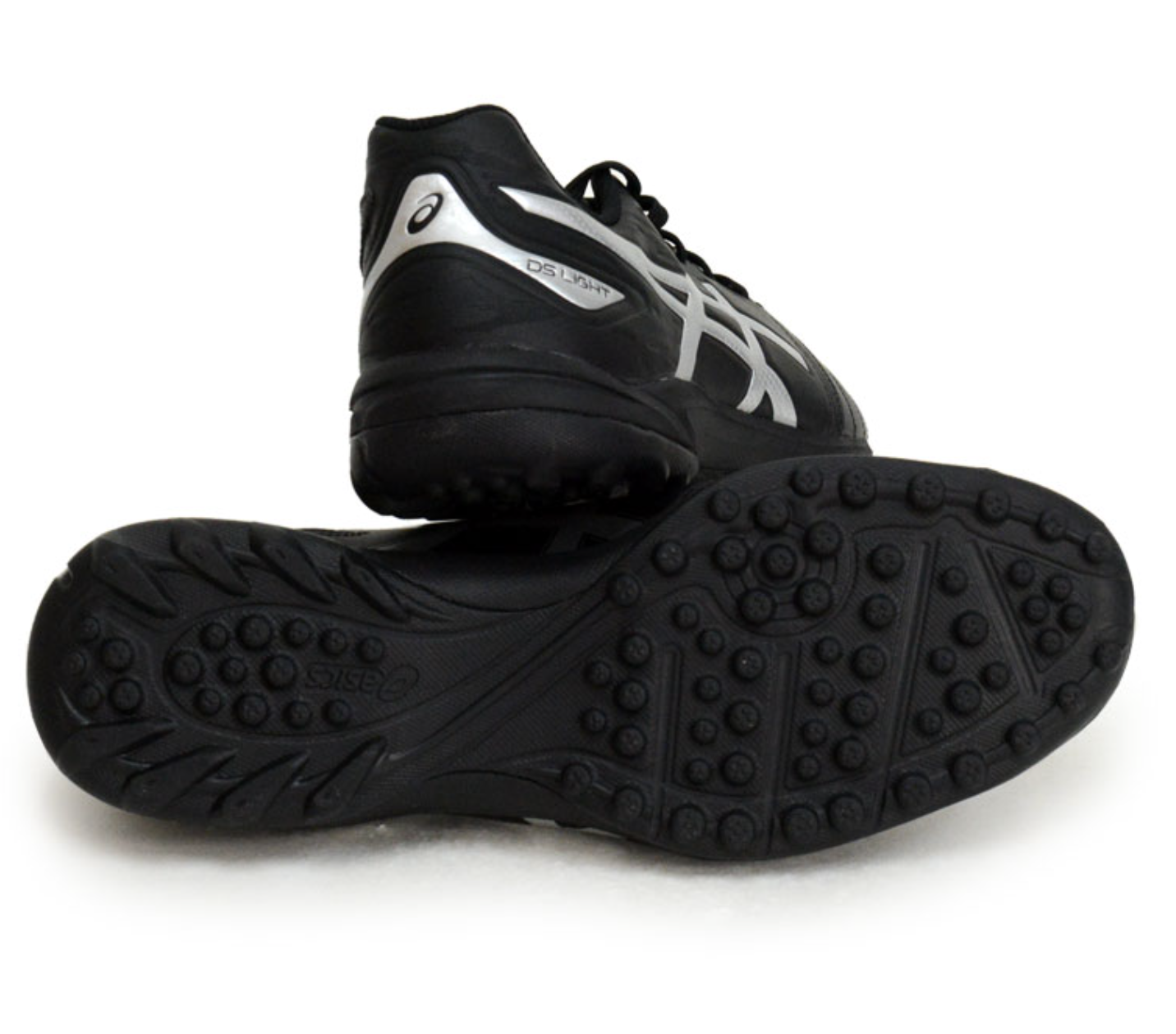 Asics JAPAN DS LIGHT CLUB TF Wide Soccer Football Turf Shoes 1103A112 Black